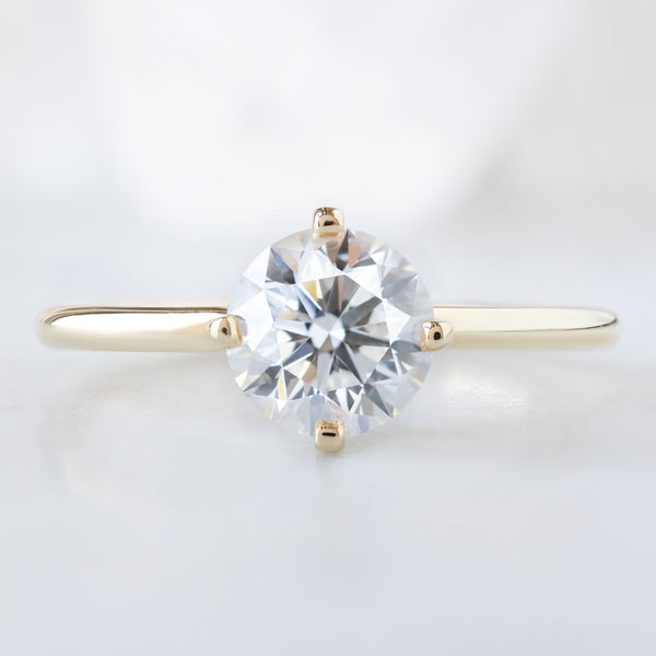Alexis Russell Engagement Rings The Bryn Ring | Build Your Own Round White Diamond Engagement Ring