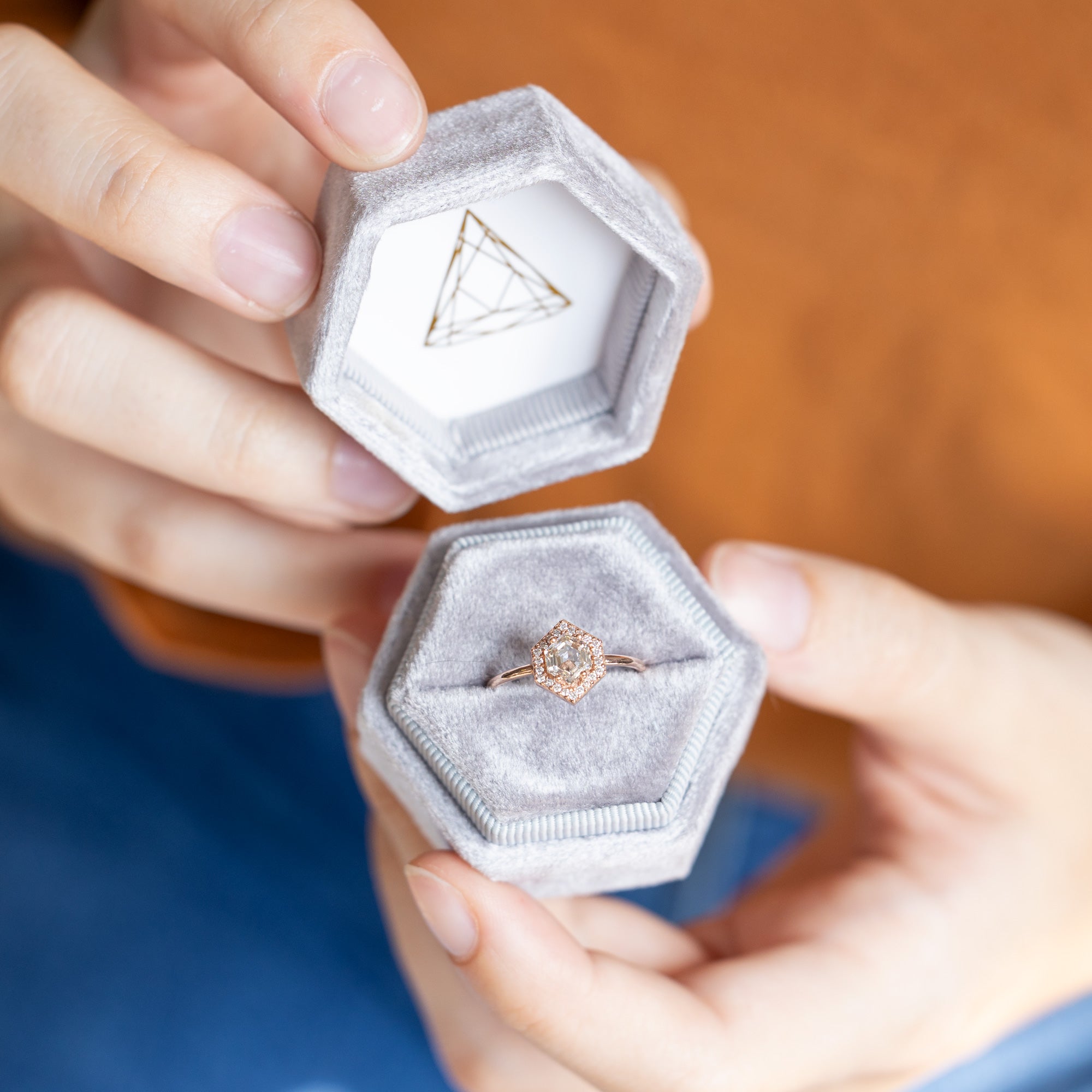 Alexis Russell Custom Diamond Ring Design Your Own Custom | Red Diamond Engagement Ring