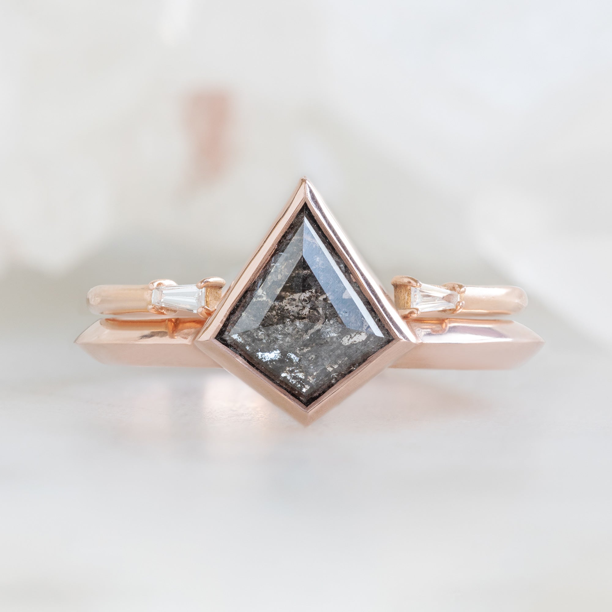 Alexis Russell Custom Diamond Ring Design Your Own Custom | Kite-Shaped Diamond Engagement Ring
