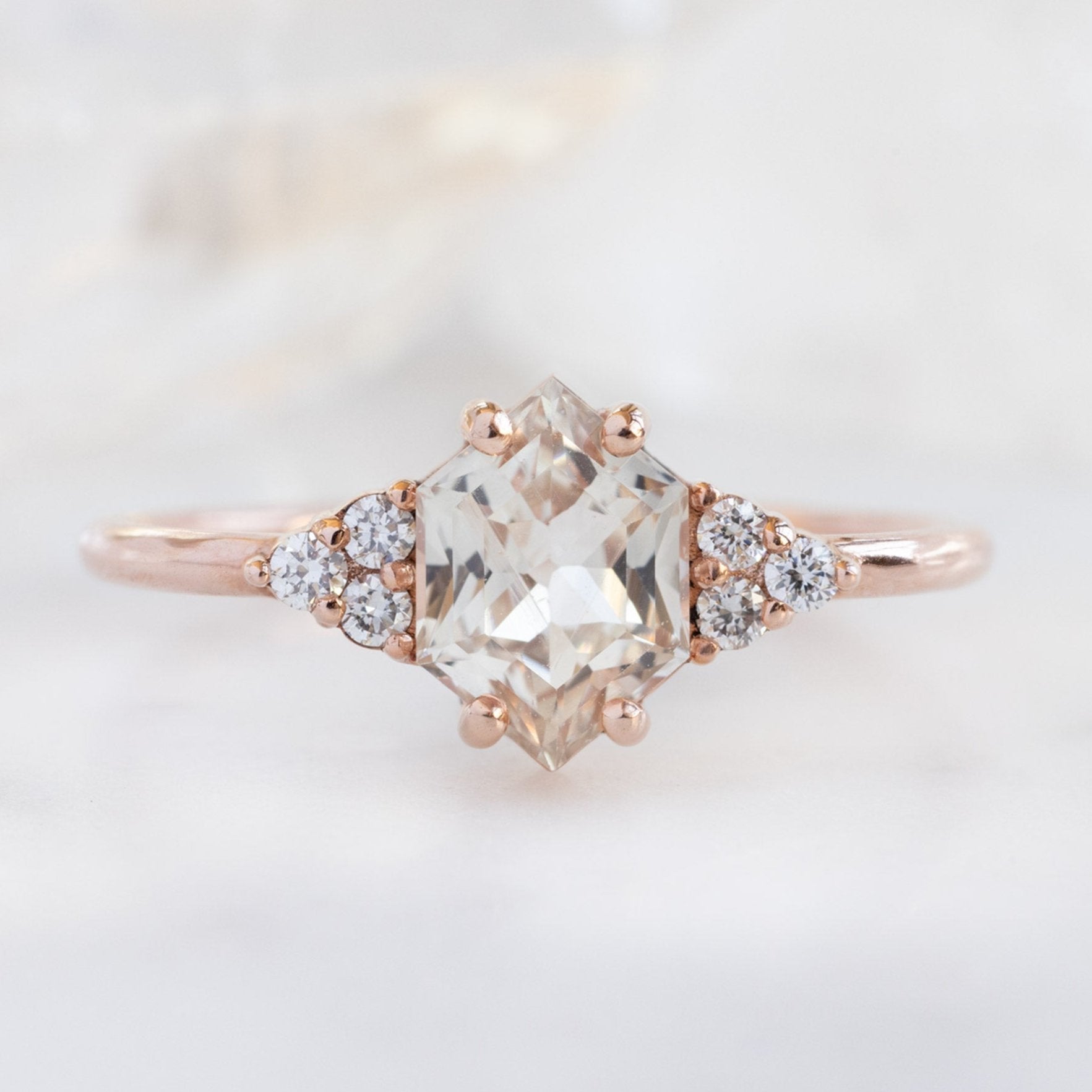 Alexis Russell Custom Diamond Ring Design Your Own Custom | Colored Sapphire Engagement Ring