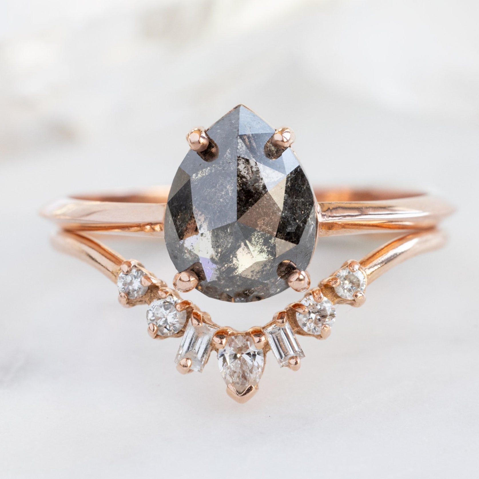 Alexis Russell Custom Diamond Ring Design Your Own Custom | Black Diamond Engagement Ring