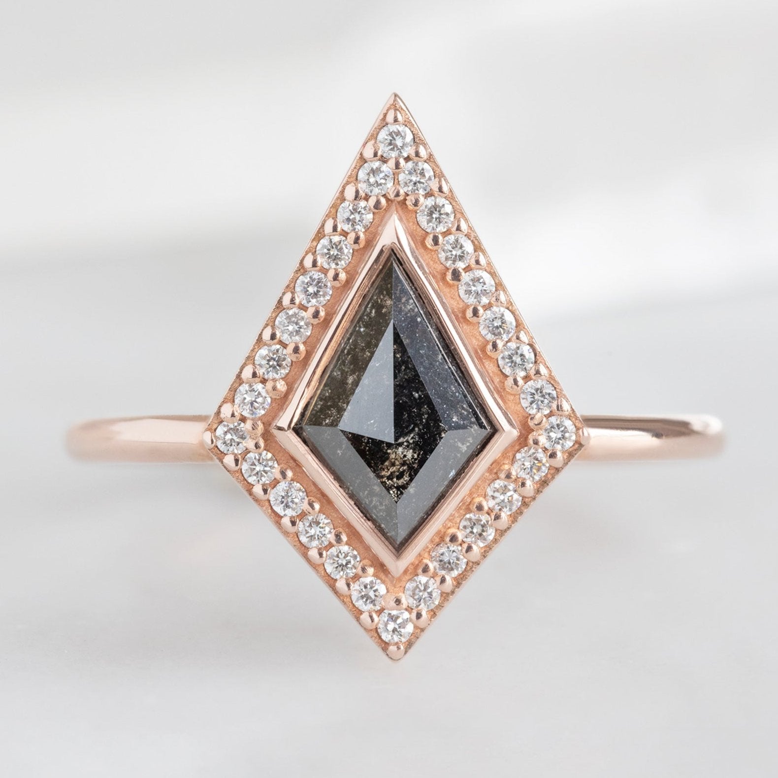 Alexis Russell Custom Diamond Ring Design Your Own Custom | Kite-Shaped Diamond Engagement Ring