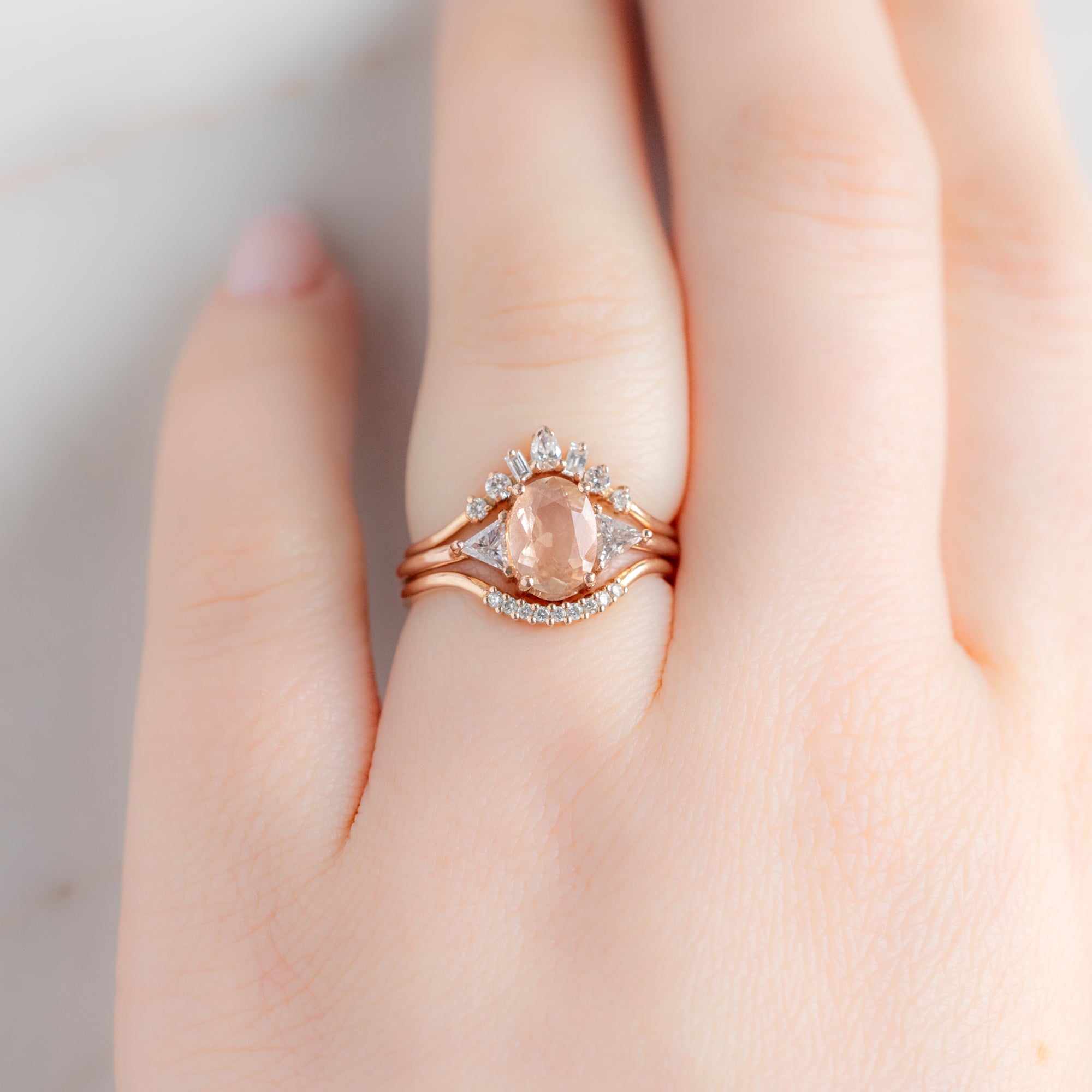 Alexis Russell Custom Diamond Ring Design Your Own Custom | Sunstone Engagement Ring