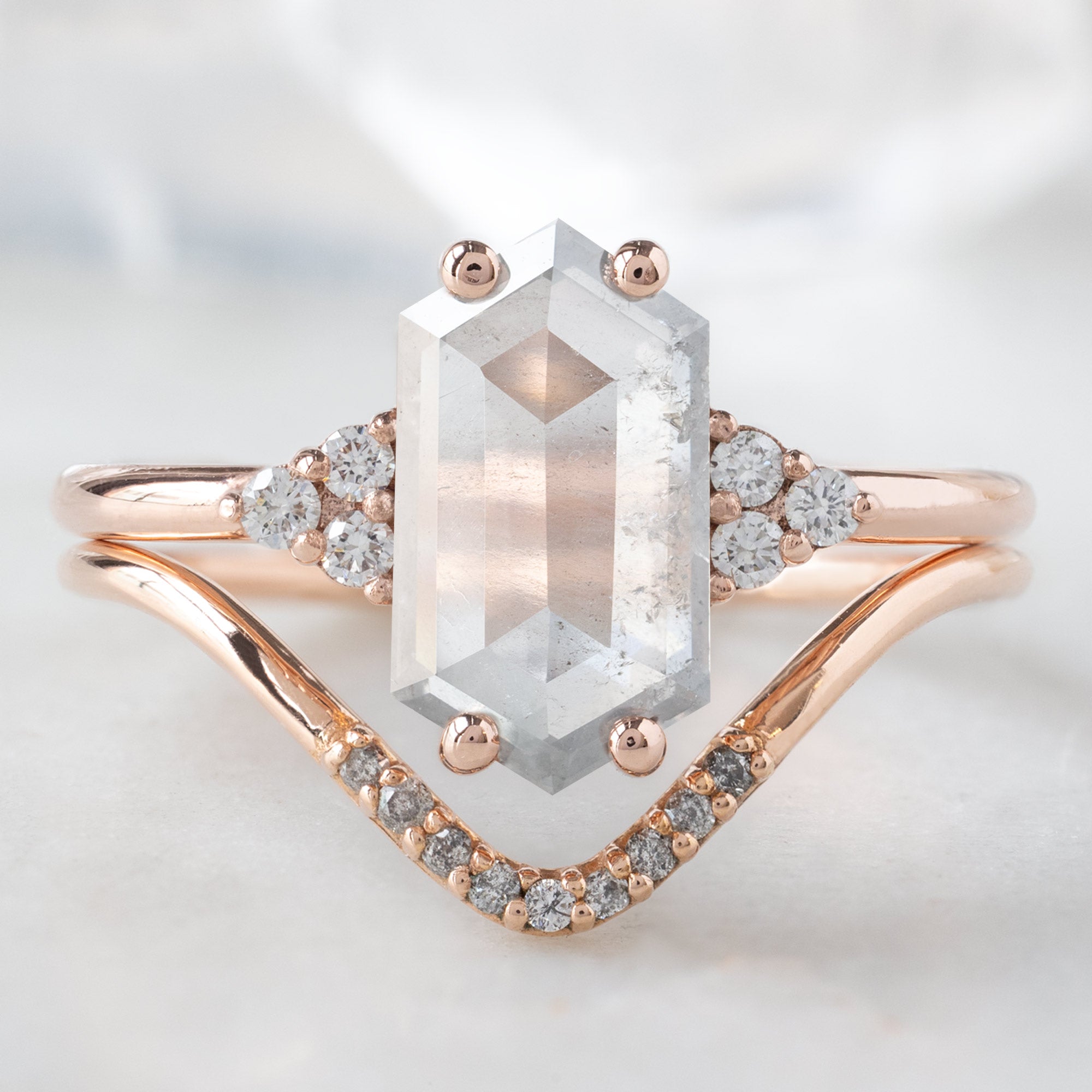 Alexis Russell Custom Diamond Ring Design Your Own Custom | Hexagon Diamond Engagement Ring