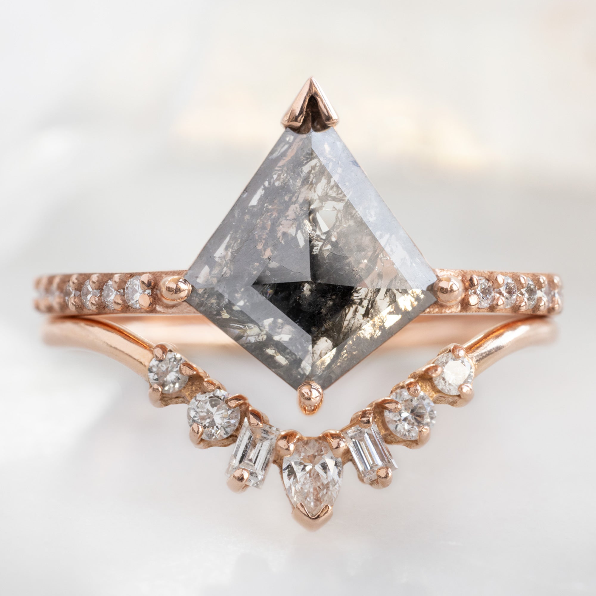 Alexis Russell  Engagement Rings The Willow Ring | Build Your Own Kite Black Diamond Engagement Ring