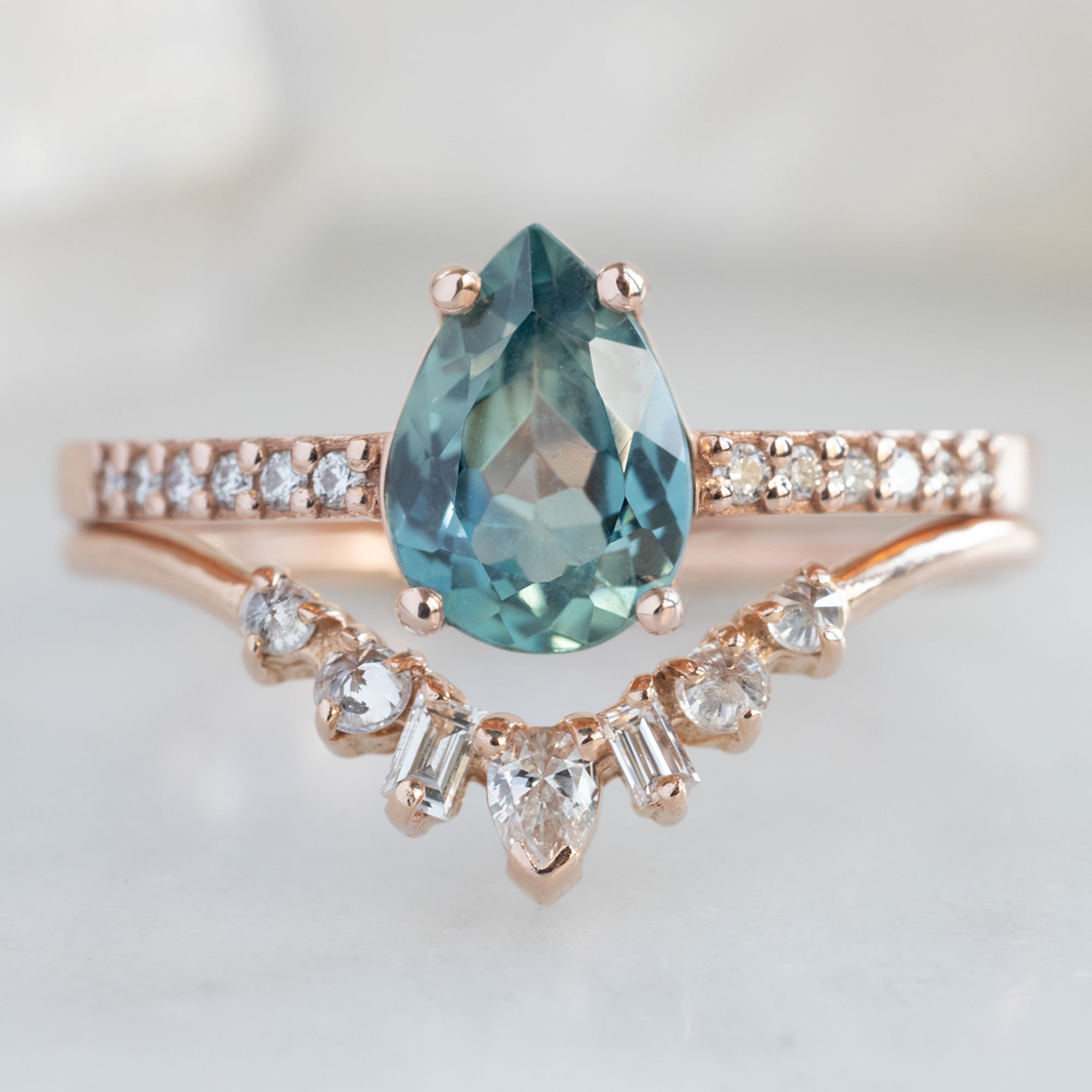 Alexis Russell  Engagement Rings The Willow Ring | Build Your Own Pear Sapphire Engagement Ring
