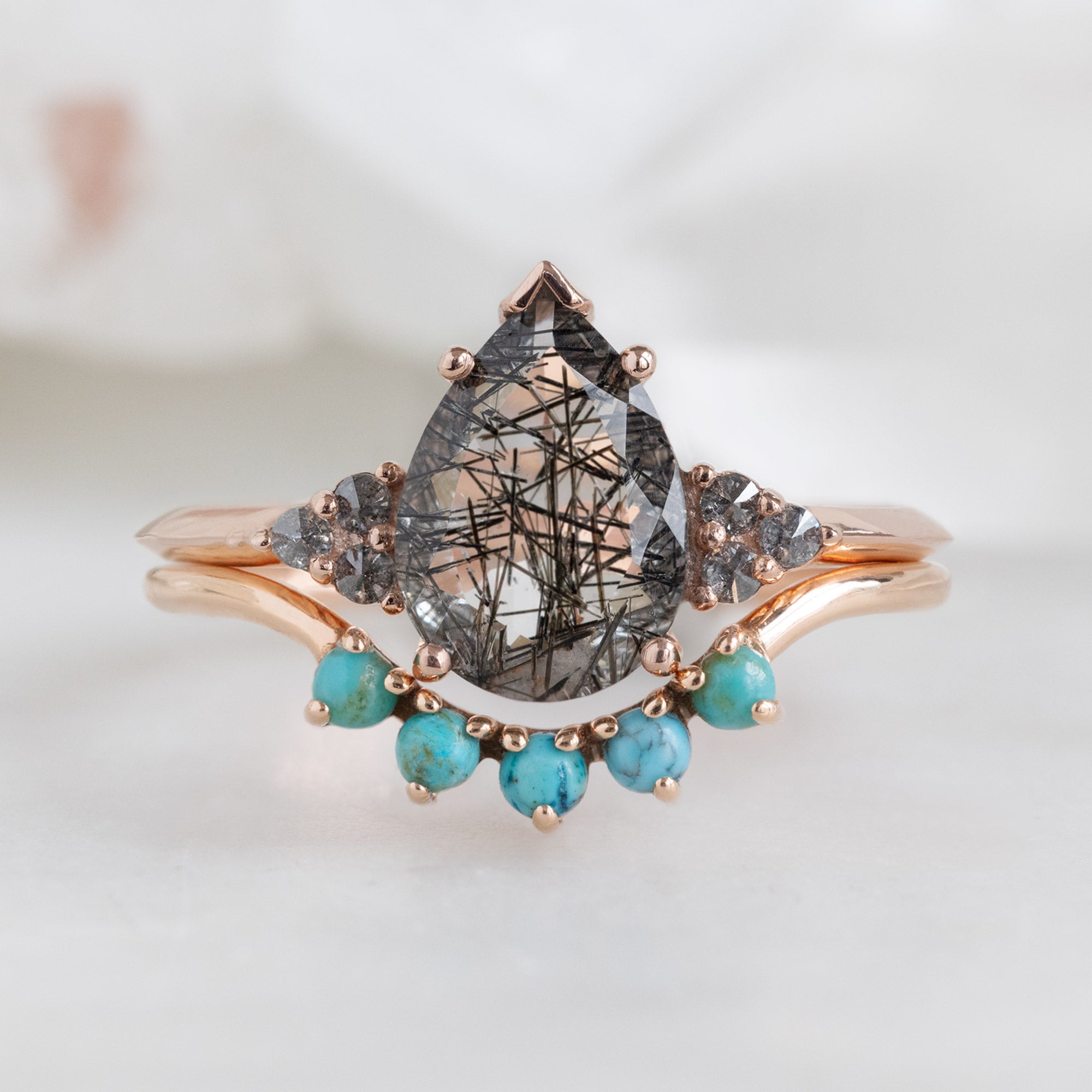 Alexis Russell  Engagement Rings The Ivy Ring | Build Your Own Pear Tourmaline in Quartz Engagement Ring