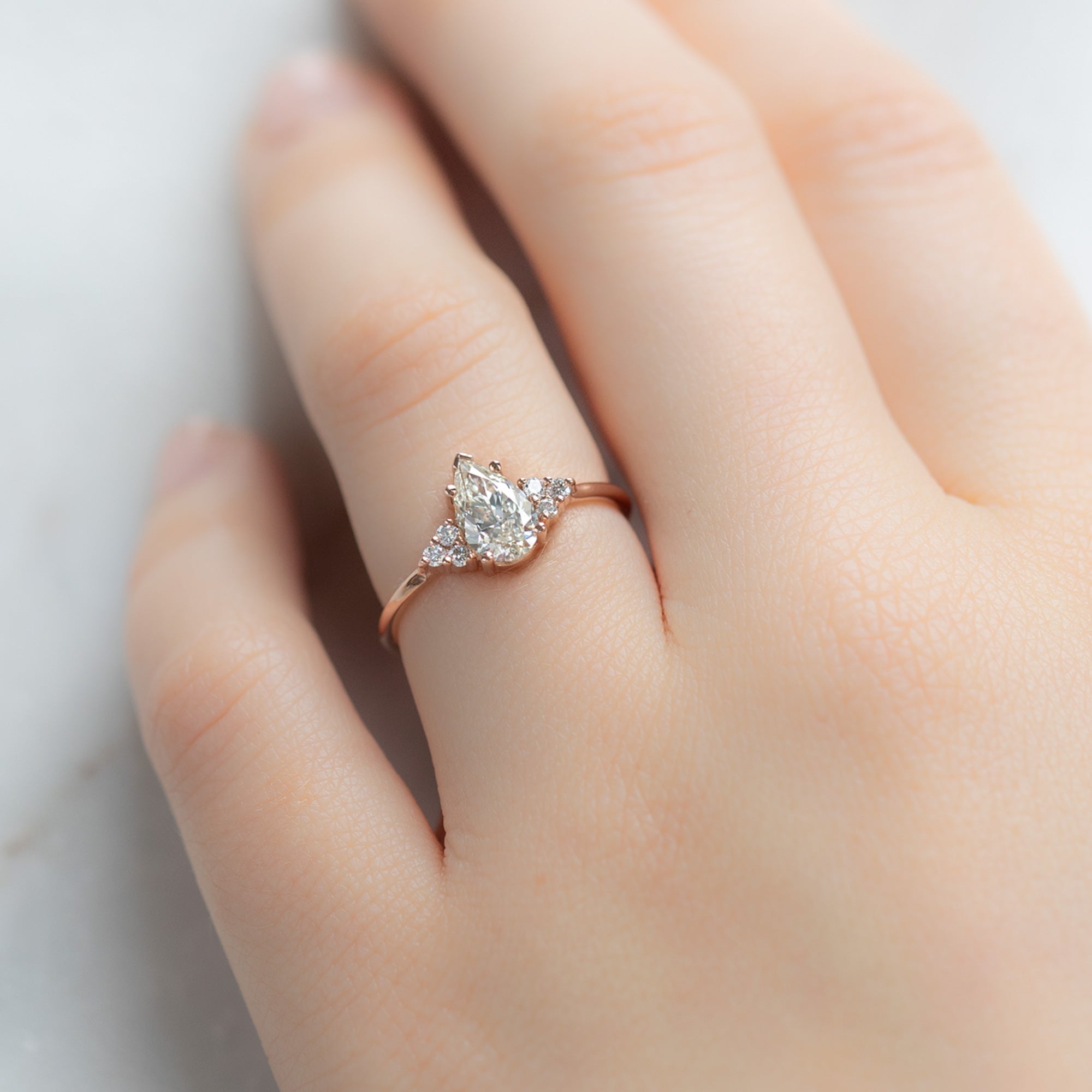 Alexis Russell  Engagement Rings The Ivy Ring | Build Your Own Pear White Diamond Engagement Ring