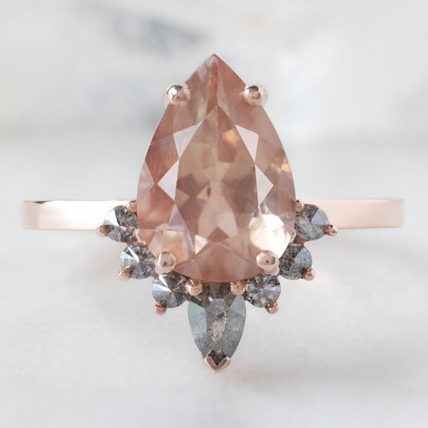 Alexis Russell  Engagement Rings The Aster Ring | Build Your Own Pear Sunstone Engagement Ring