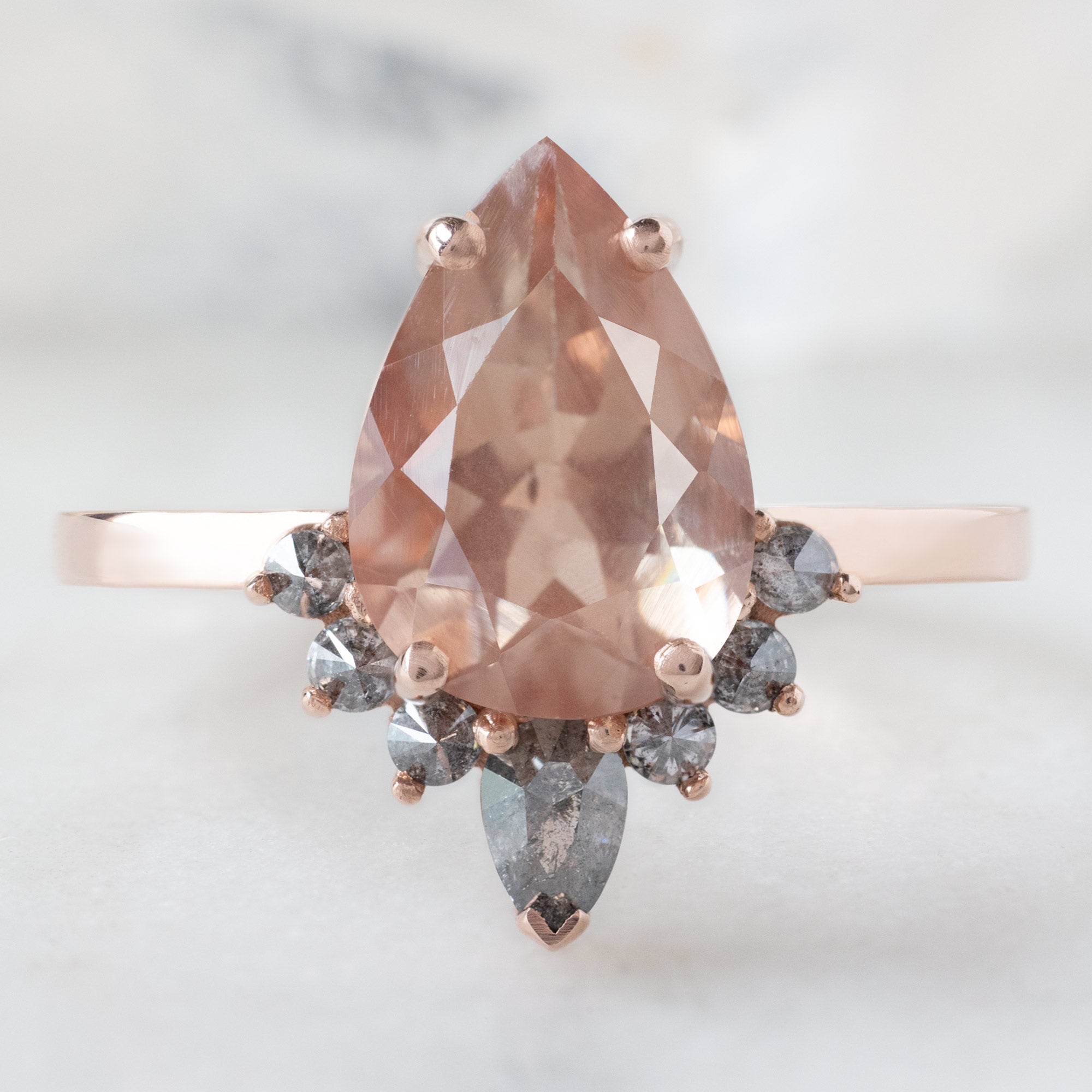 Alexis Russell  Engagement Rings The Aster Ring | Build Your Own Pear Sunstone Engagement Ring