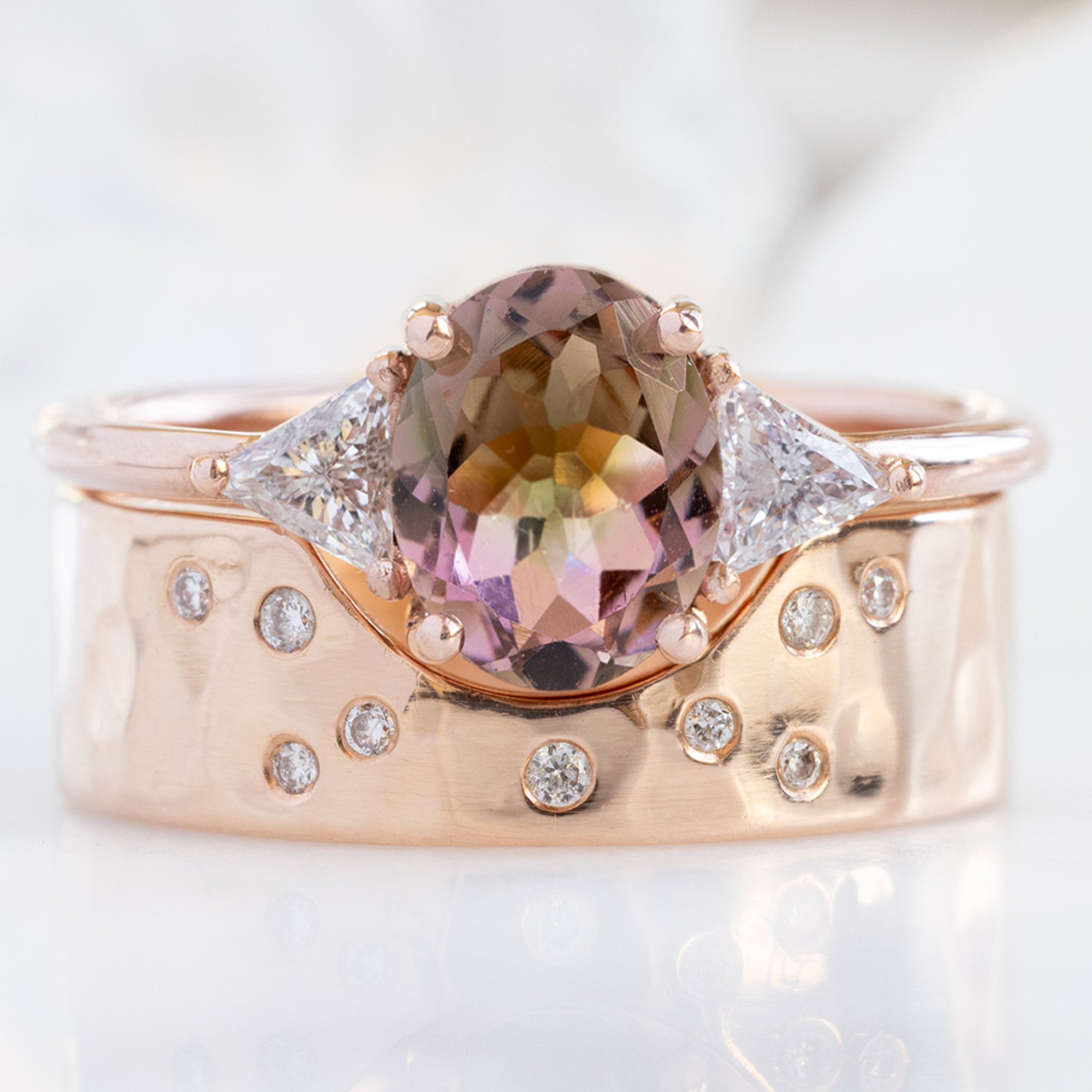 Alexis Russell  Engagement Rings The Jade Ring | Build Your Own Oval Tourmaline Engagement Ring