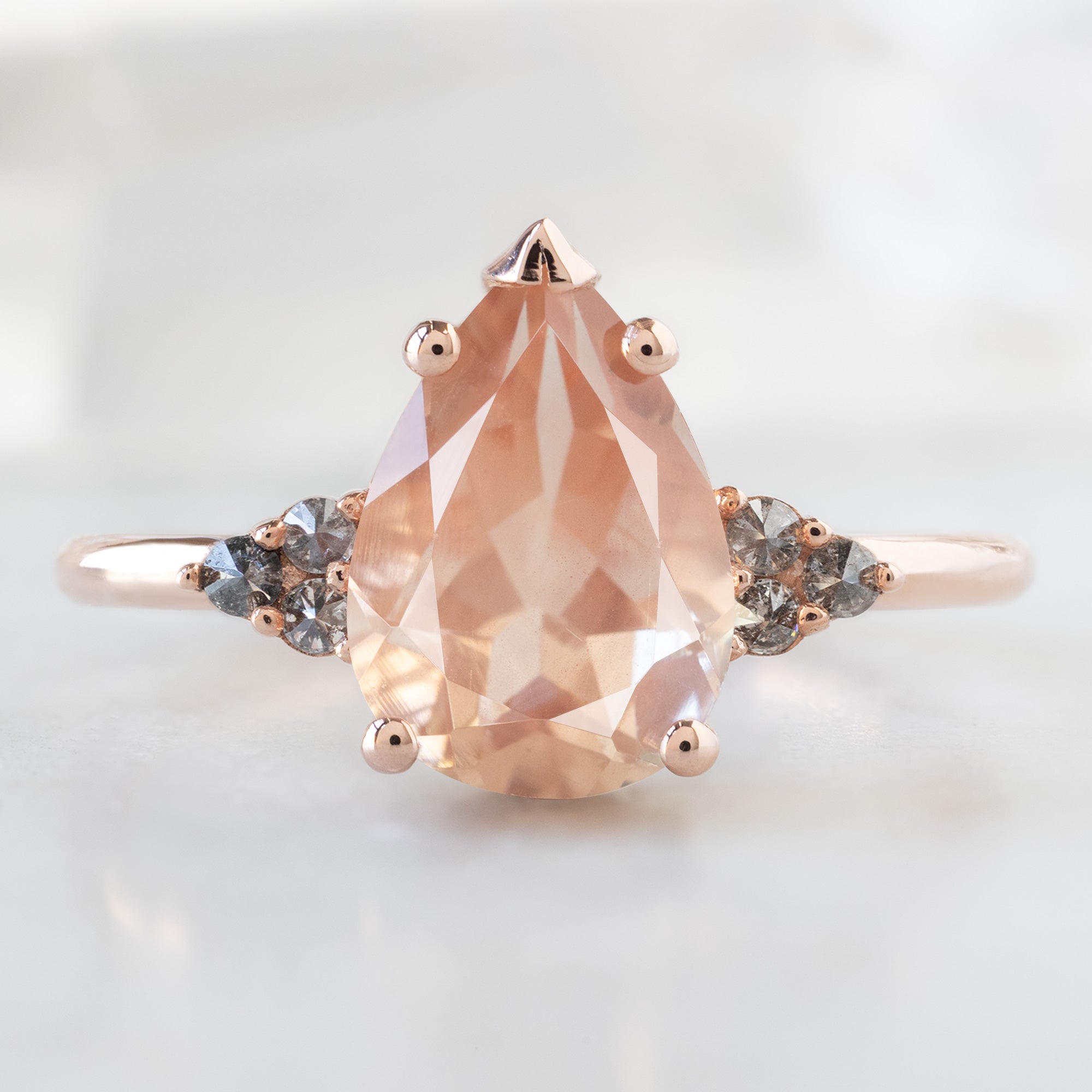 Alexis Russell  Engagement Rings The Ivy Ring | 1.89ct Pear Sunstone in 14K Rose Gold