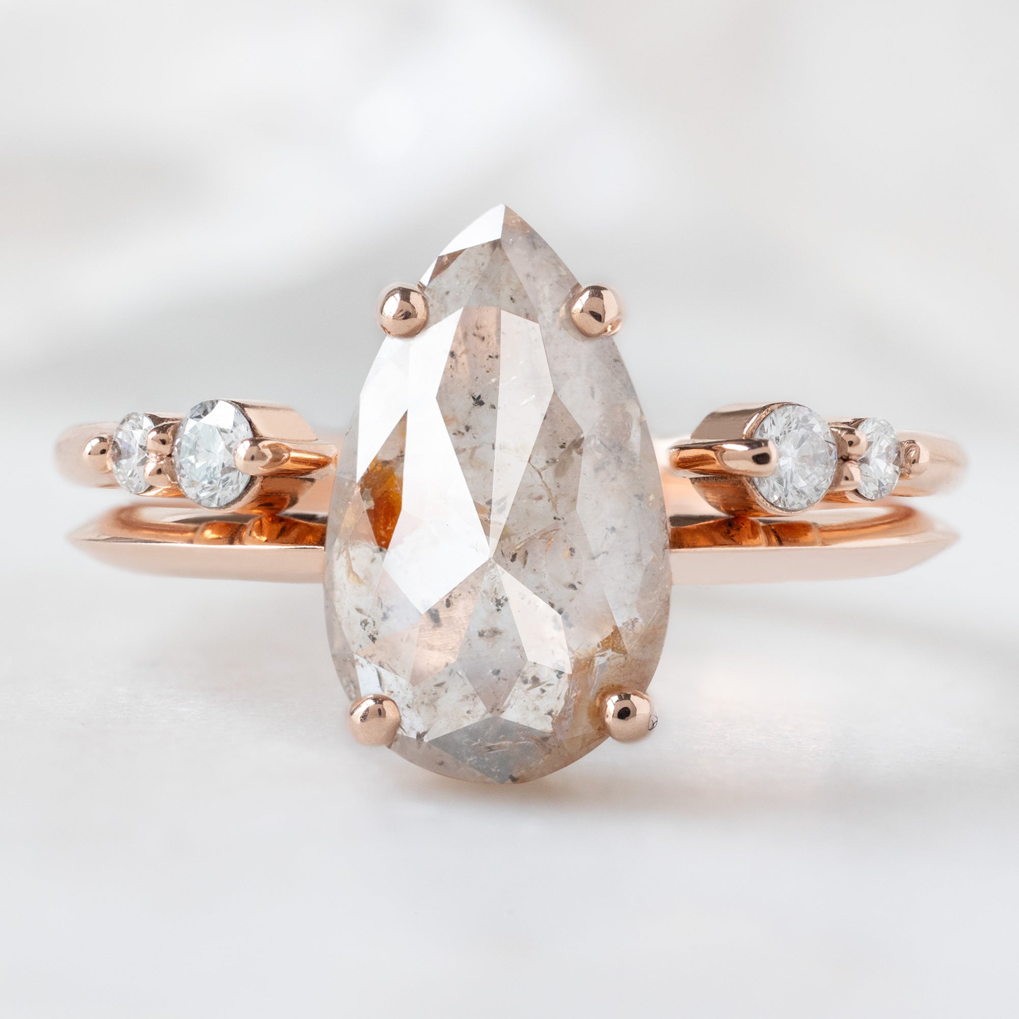 Alexis Russell  Engagement Rings The Bryn Ring | 1.76ct Pear Pink Diamond in 14K Rose Gold