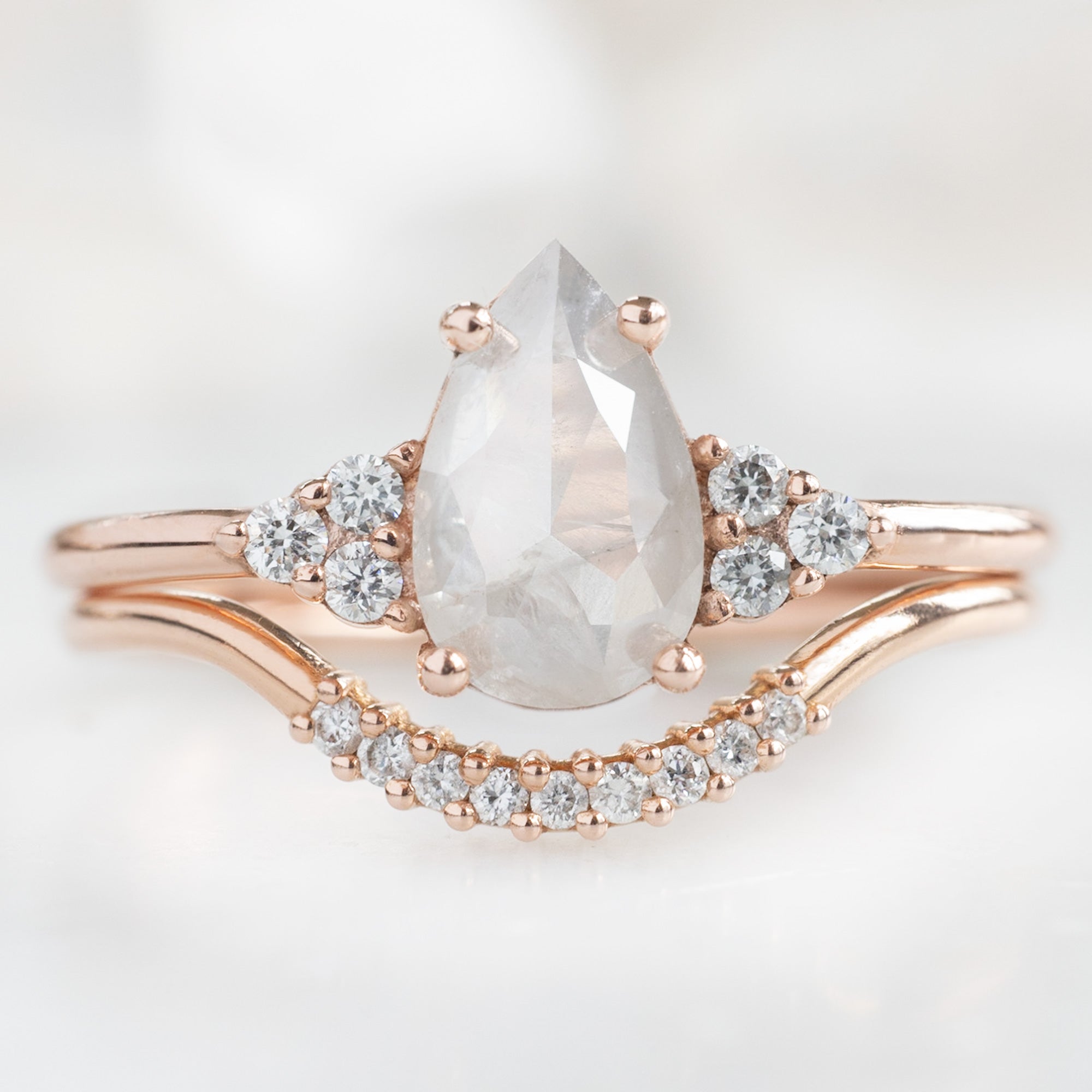 Alexis Russell  Engagement Rings The Ivy Ring | Build Your Own Pear Icy White Diamond Engagement Ring