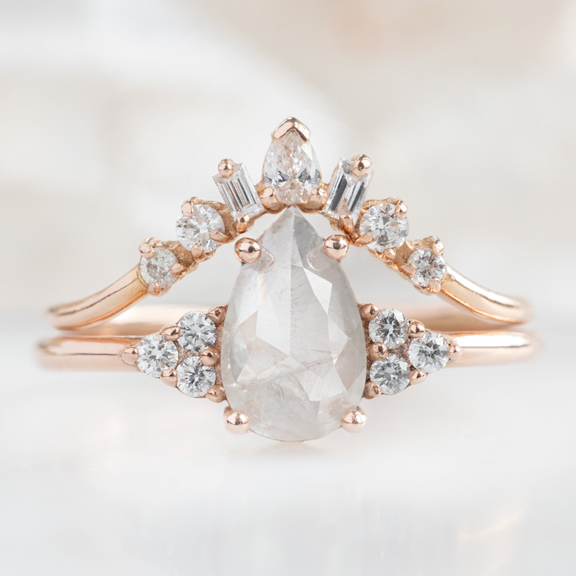 Alexis Russell  Engagement Rings The Ivy Ring | Build Your Own Pear Icy White Diamond Engagement Ring