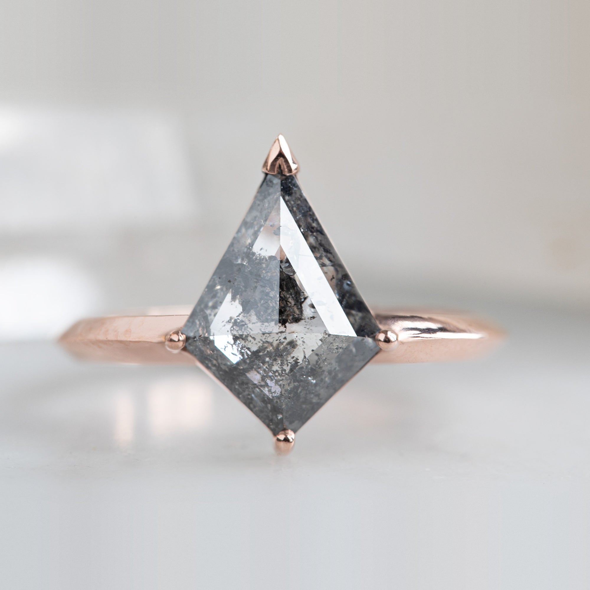 Alexis Russell  Engagement Rings The Sage Ring | Build Your Own Kite Salt and Pepper Diamond Engagement Ring