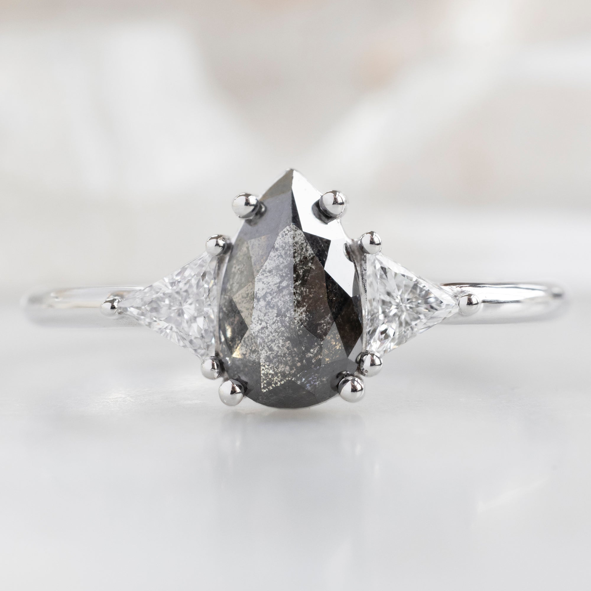 Alexis Russell Custom Diamond Ring Design Your Own Custom | Black Diamond Engagement Ring