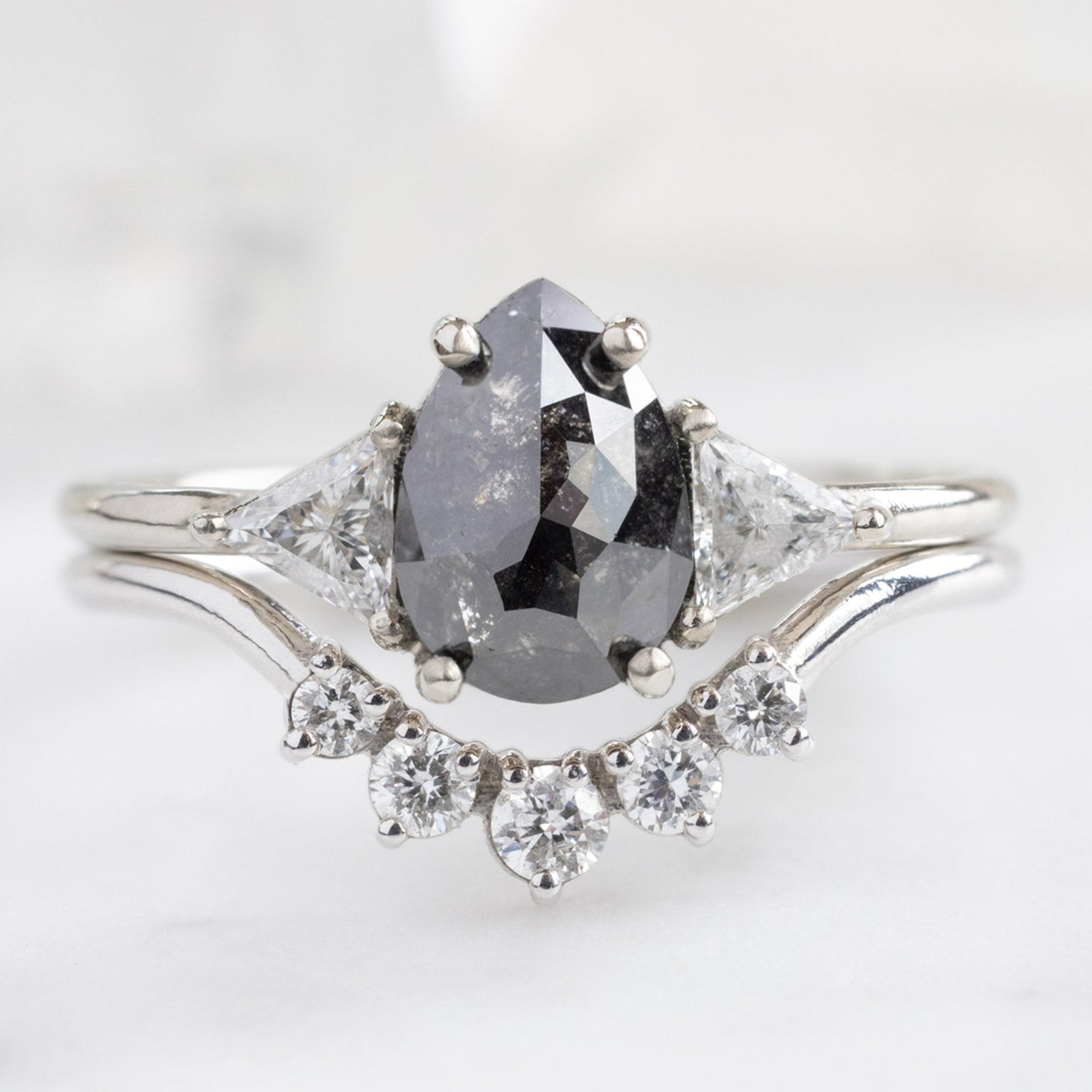 Alexis Russell Custom Diamond Ring Design Your Own Custom | Black Diamond Engagement Ring
