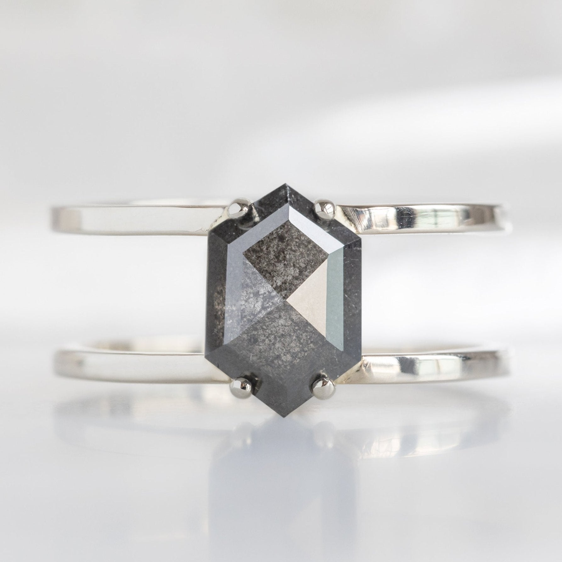 Alexis Russell Custom Diamond Ring Design Your Own Custom | Hexagon Diamond Engagement Ring