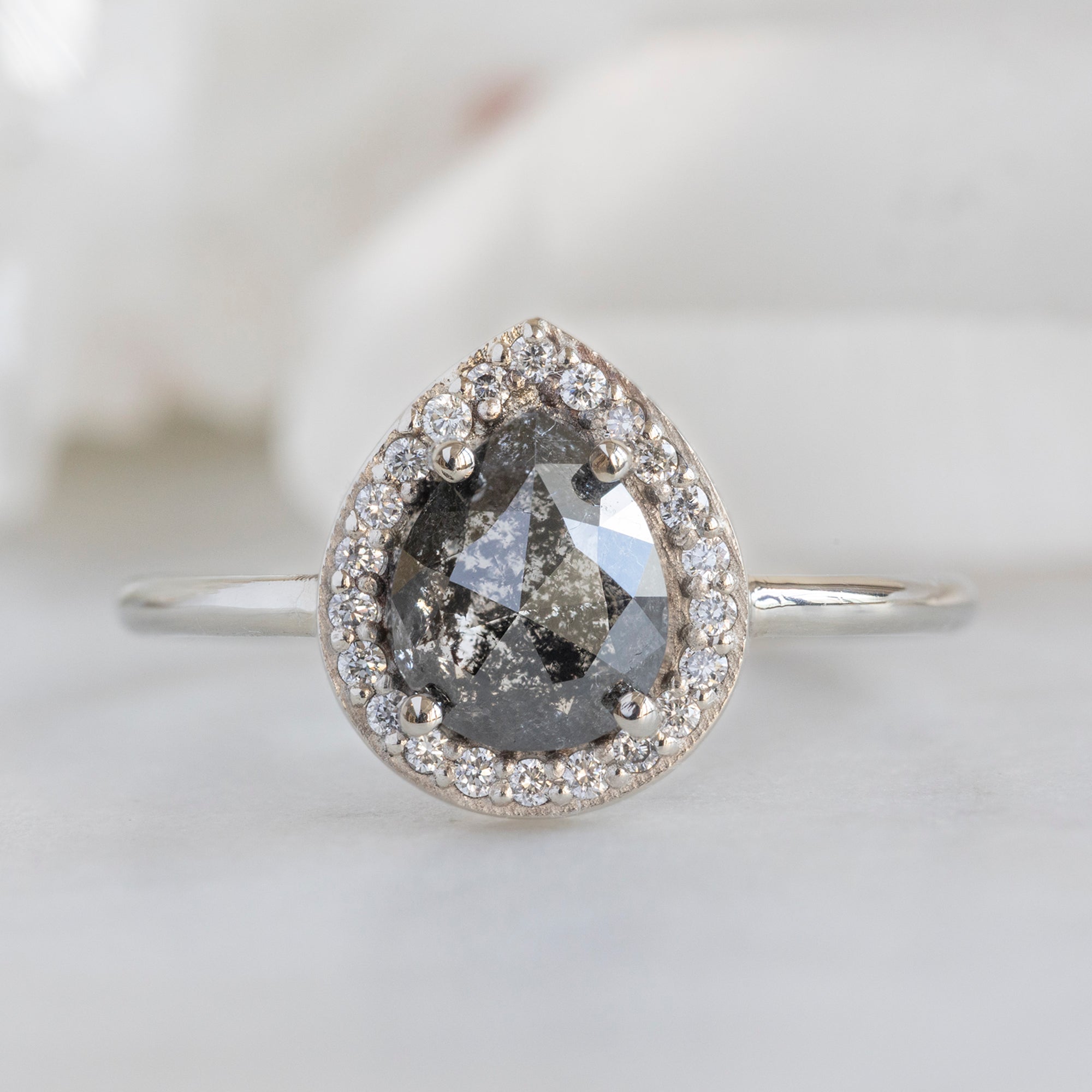 Alexis Russell Custom Diamond Ring Design Your Own Custom | Black Diamond Engagement Ring
