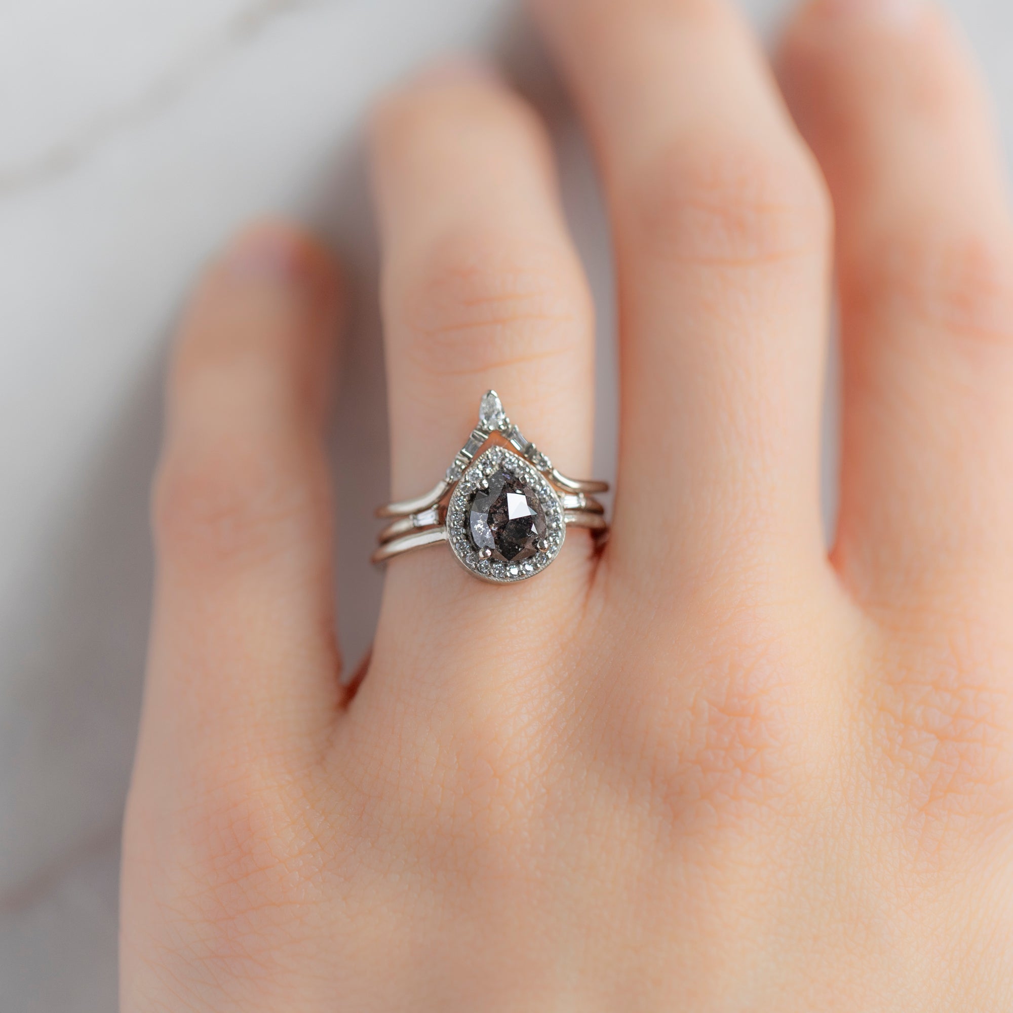 Alexis Russell Custom Diamond Ring Design Your Own Custom | Black Diamond Engagement Ring