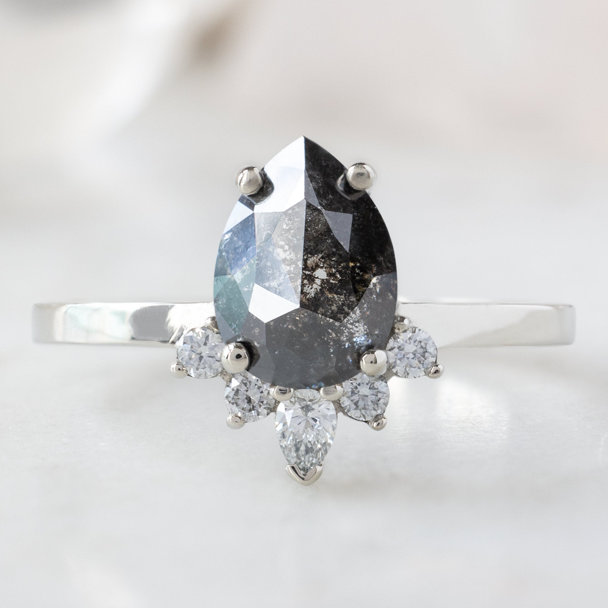 Alexis Russell Custom Diamond Ring Design Your Own Custom | Black Diamond Engagement Ring