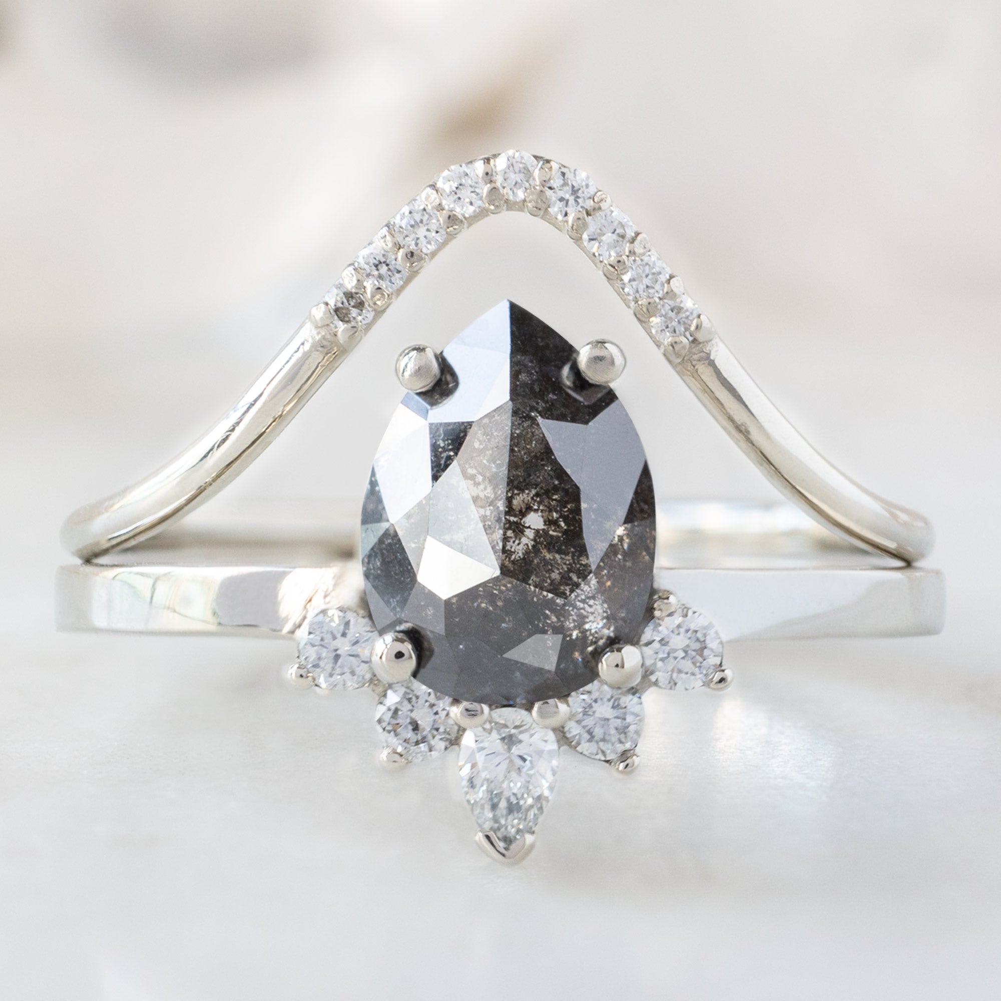 Alexis Russell Custom Diamond Ring Design Your Own Custom | Black Diamond Engagement Ring