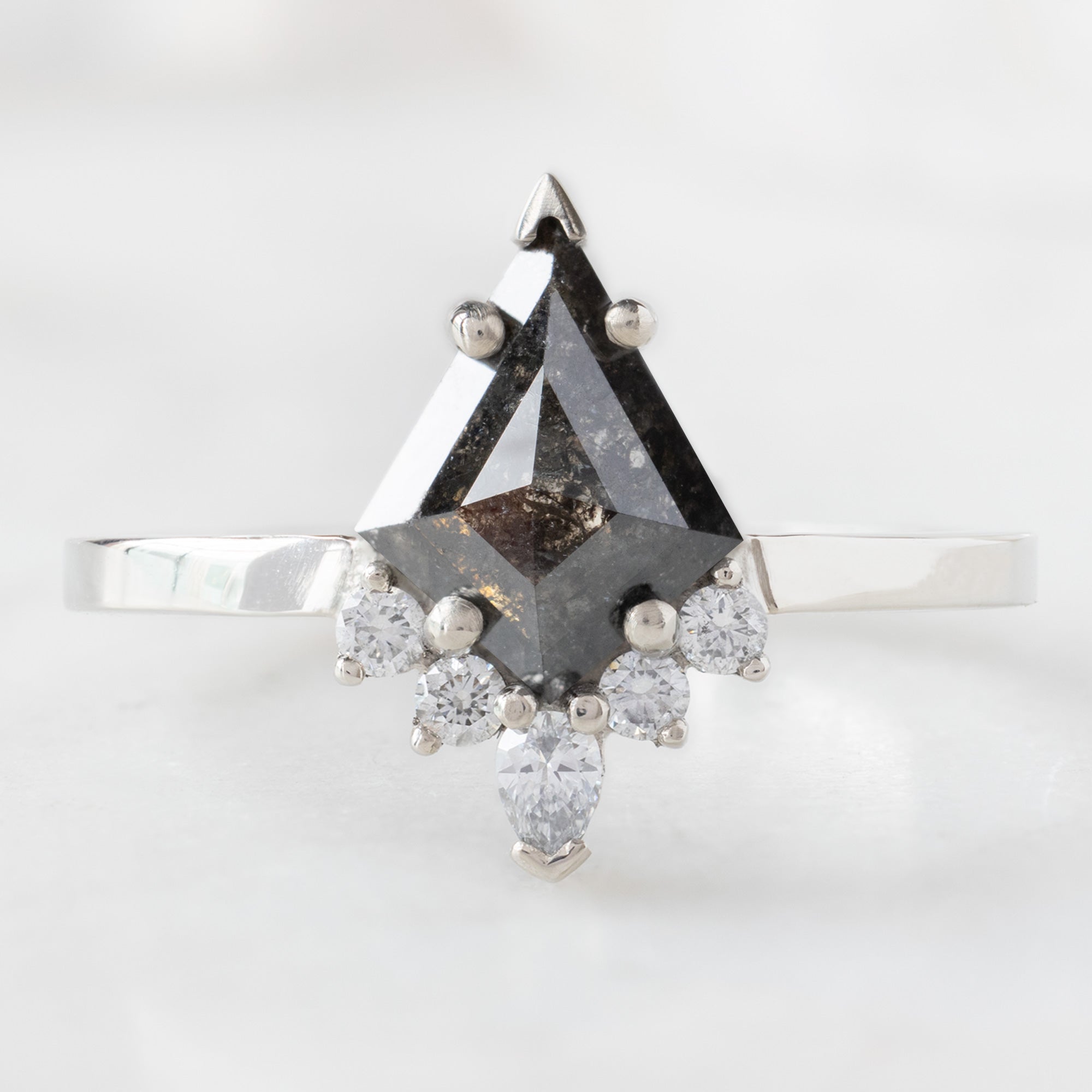 Alexis Russell Custom Diamond Ring Design Your Own Custom | Kite-Shaped Diamond Engagement Ring