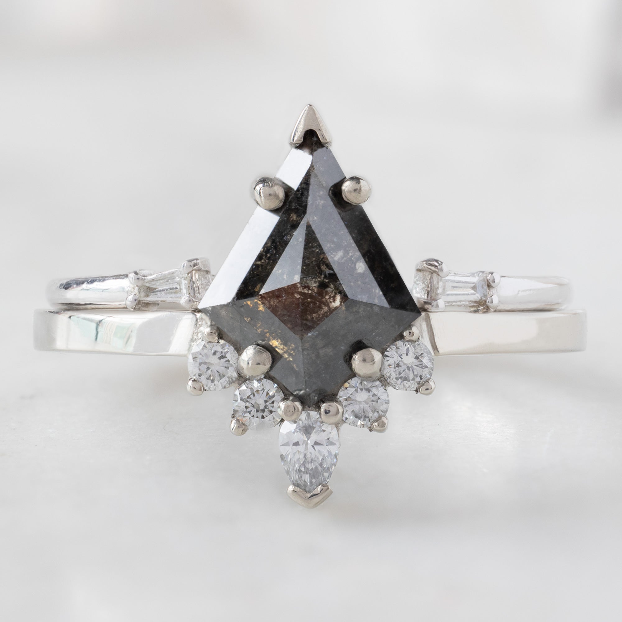 Alexis Russell Custom Diamond Ring Design Your Own Custom | Kite-Shaped Diamond Engagement Ring