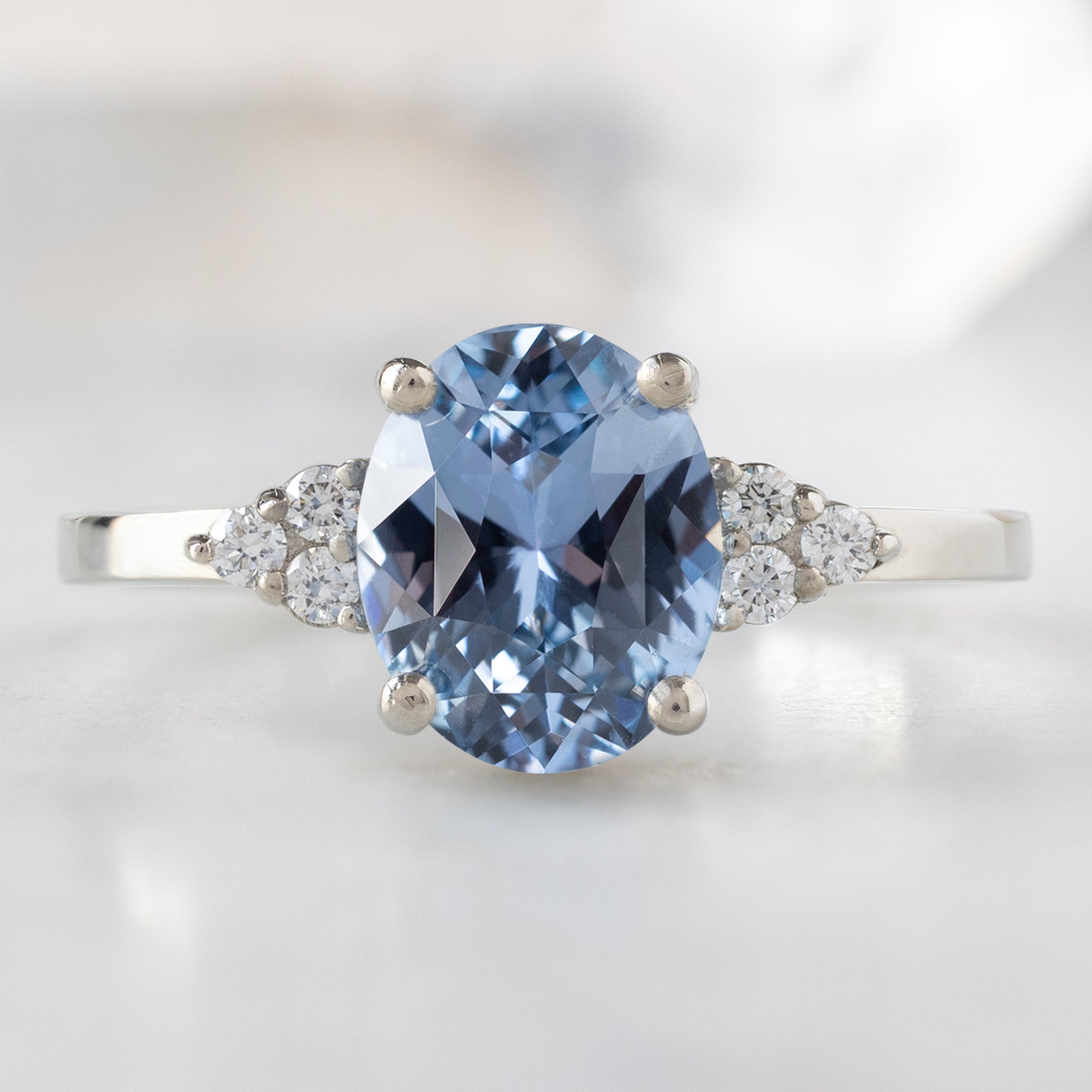 Alexis Russell Custom Diamond Ring Design Your Own Custom | Colored Sapphire Engagement Ring