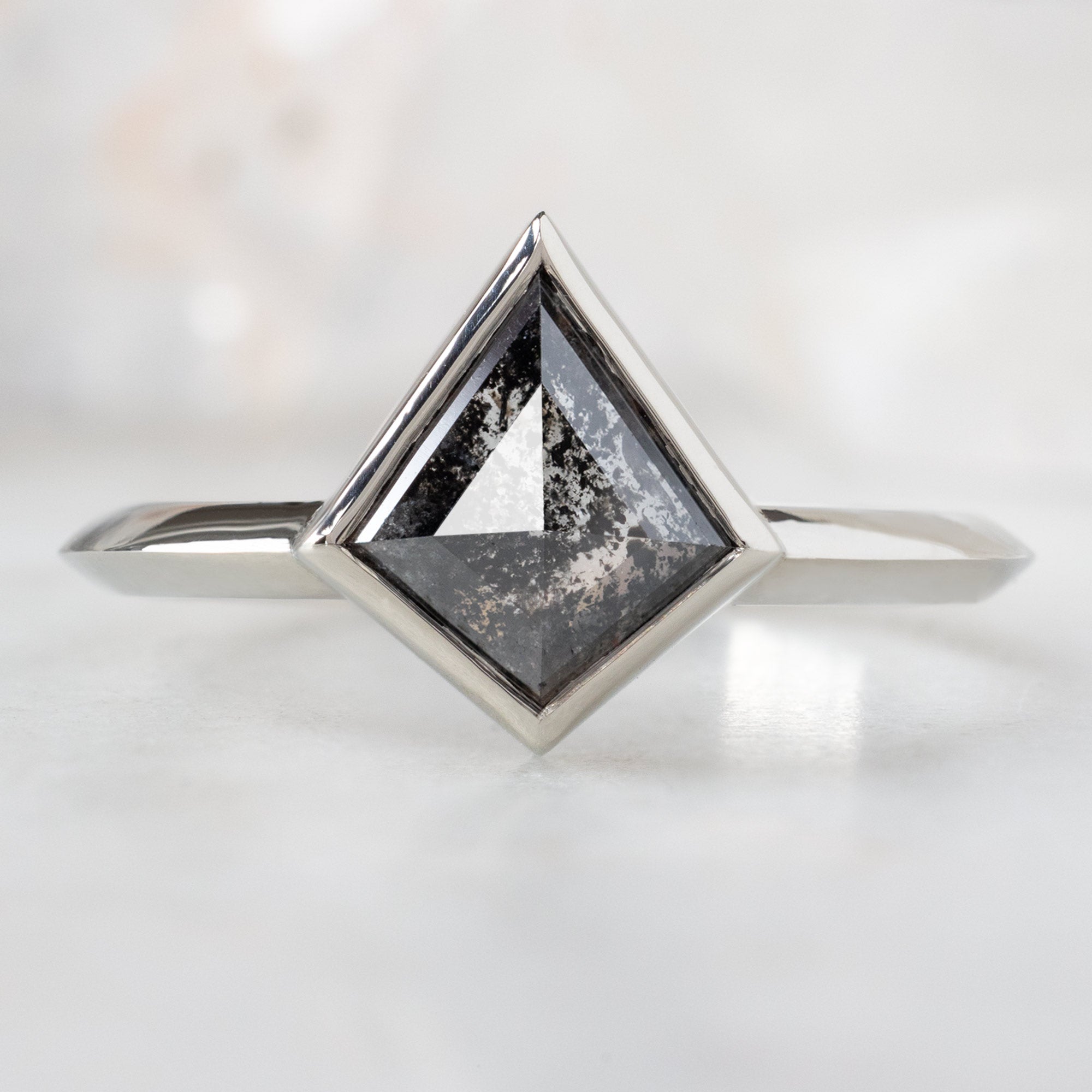 Alexis Russell Custom Diamond Ring Design Your Own Custom | Kite-Shaped Diamond Engagement Ring