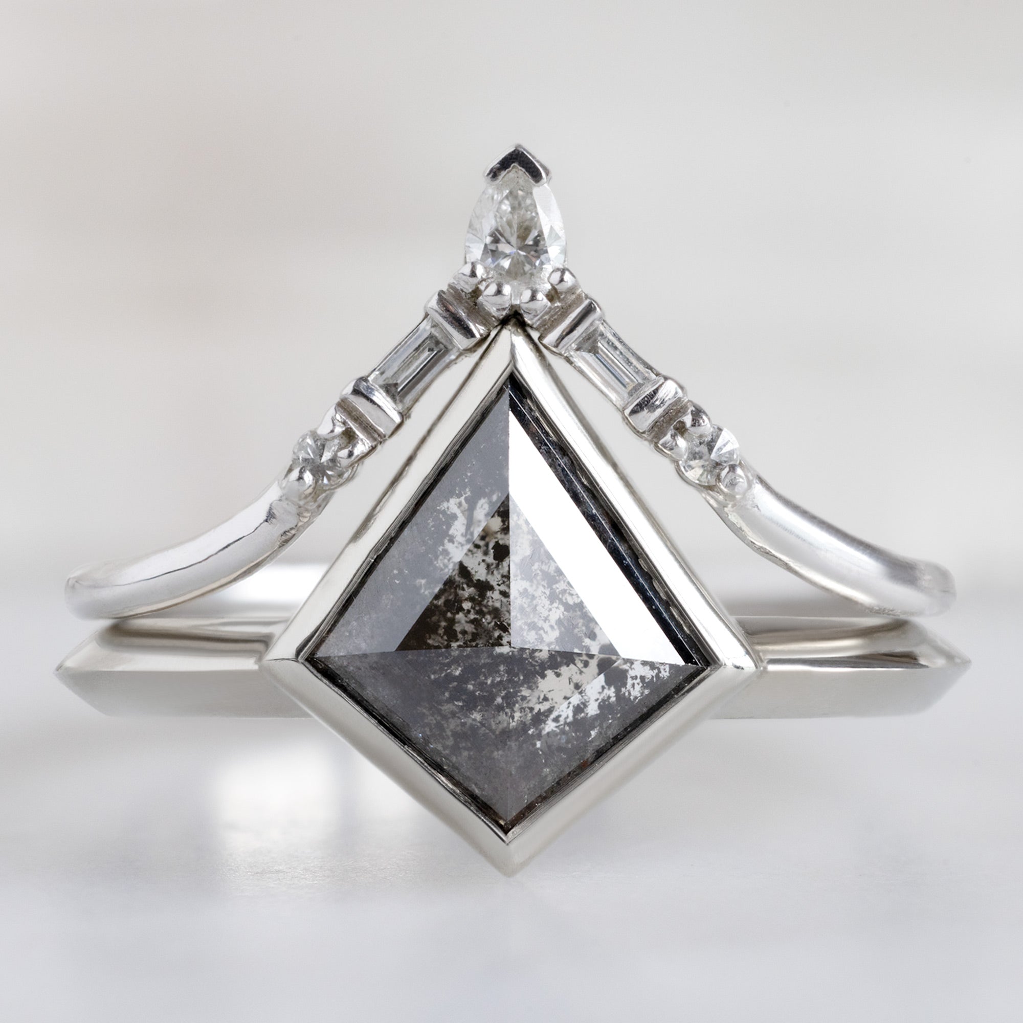 Alexis Russell Custom Diamond Ring Design Your Own Custom | Kite-Shaped Diamond Engagement Ring