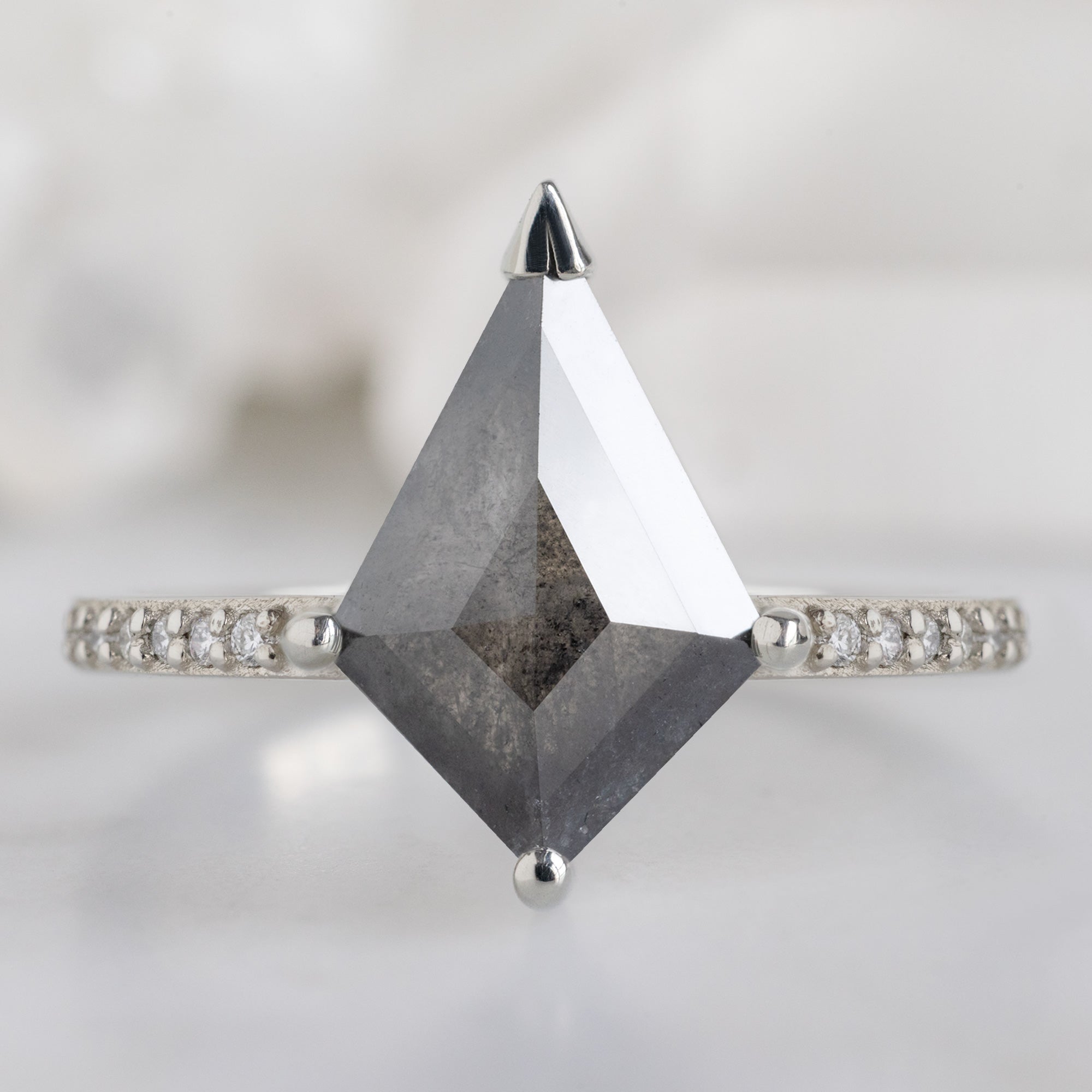 Alexis Russell  Engagement Rings The Willow Ring | Build Your Own Kite Black Diamond Engagement Ring