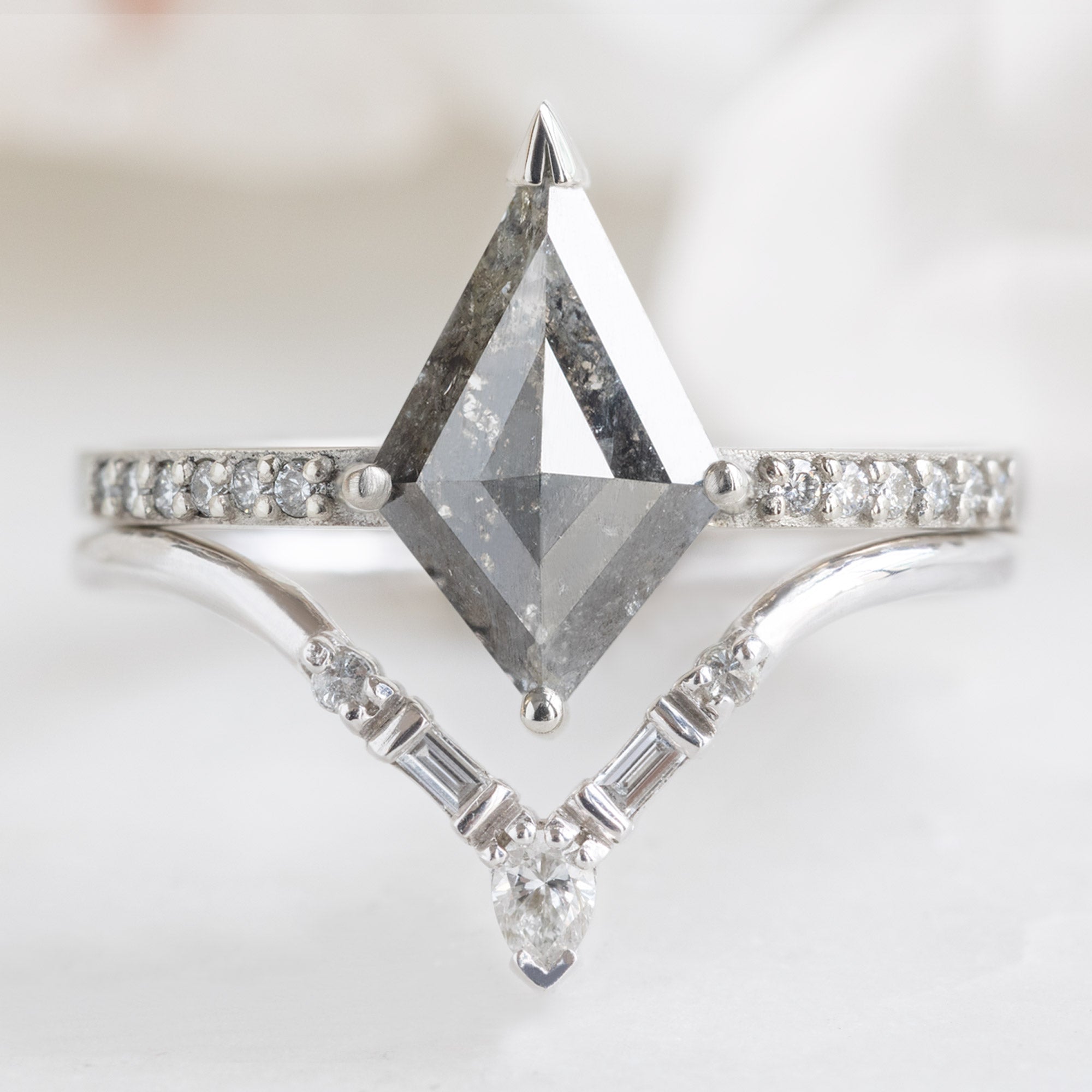 Alexis Russell  Engagement Rings The Willow Ring | Build Your Own Kite Black Diamond Engagement Ring