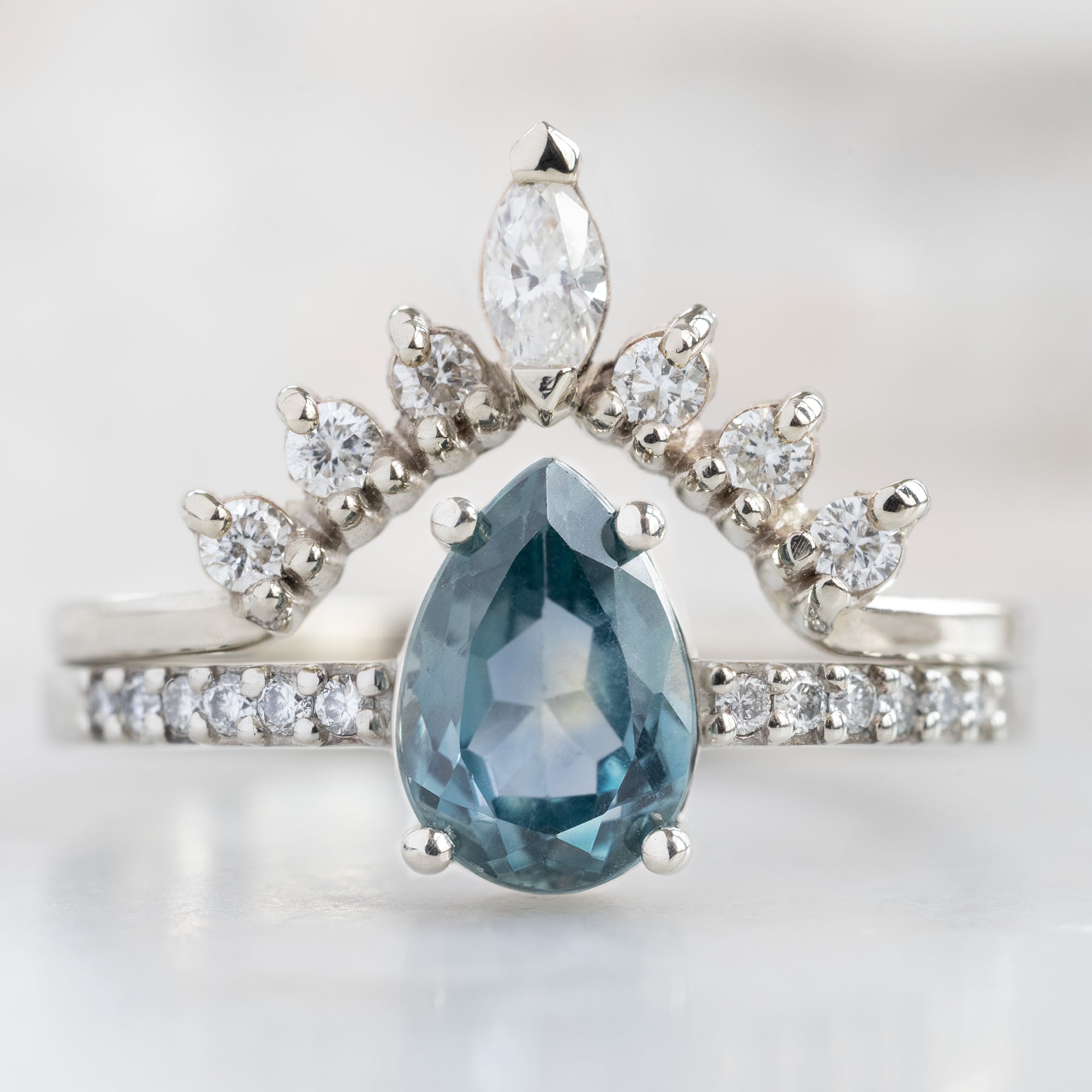 Alexis Russell  Engagement Rings The Willow Ring | Build Your Own Pear Sapphire Engagement Ring