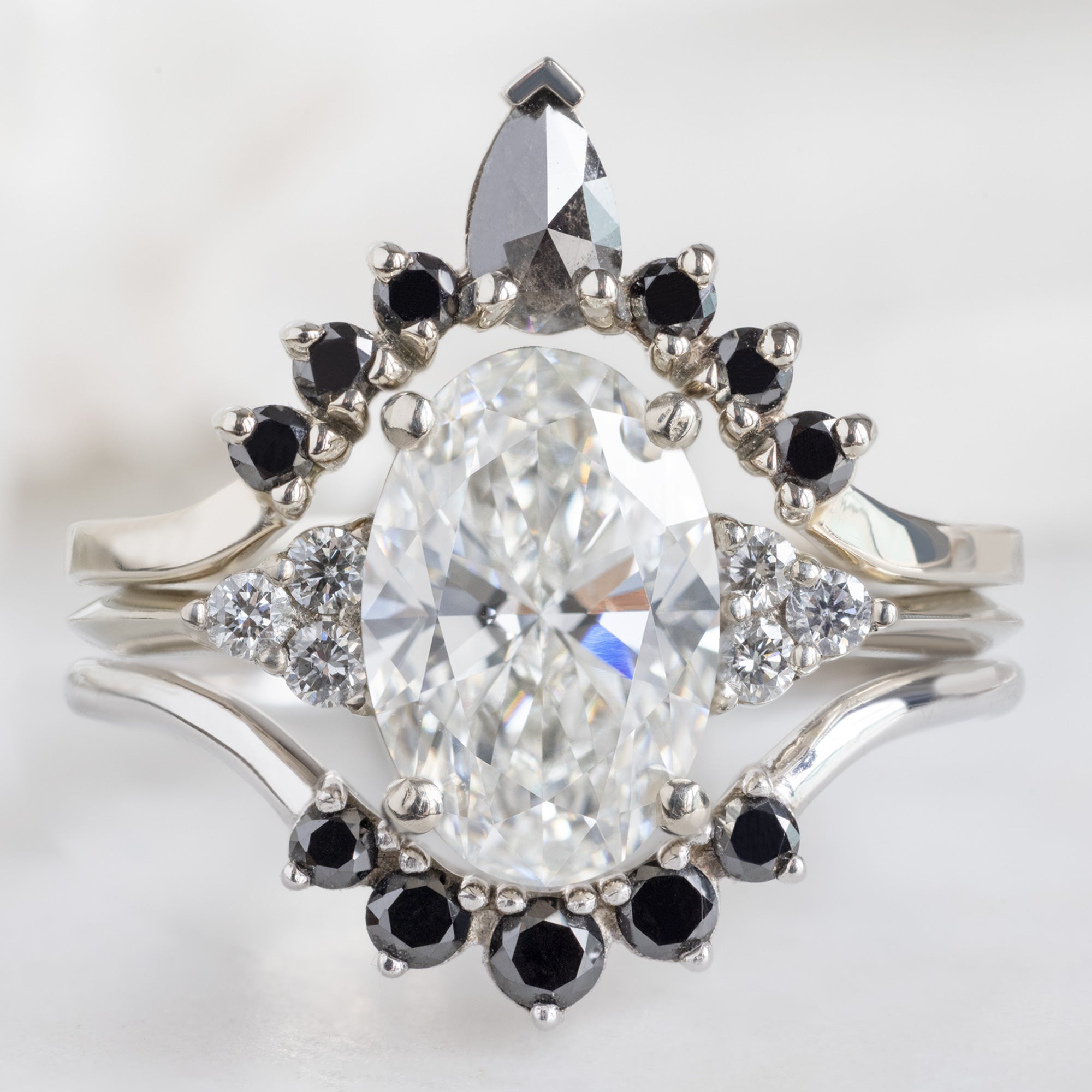 Alexis Russell  Engagement Rings The Ivy Ring | 1.88ct Oval Lab Grown White Diamond in 14K White Gold
