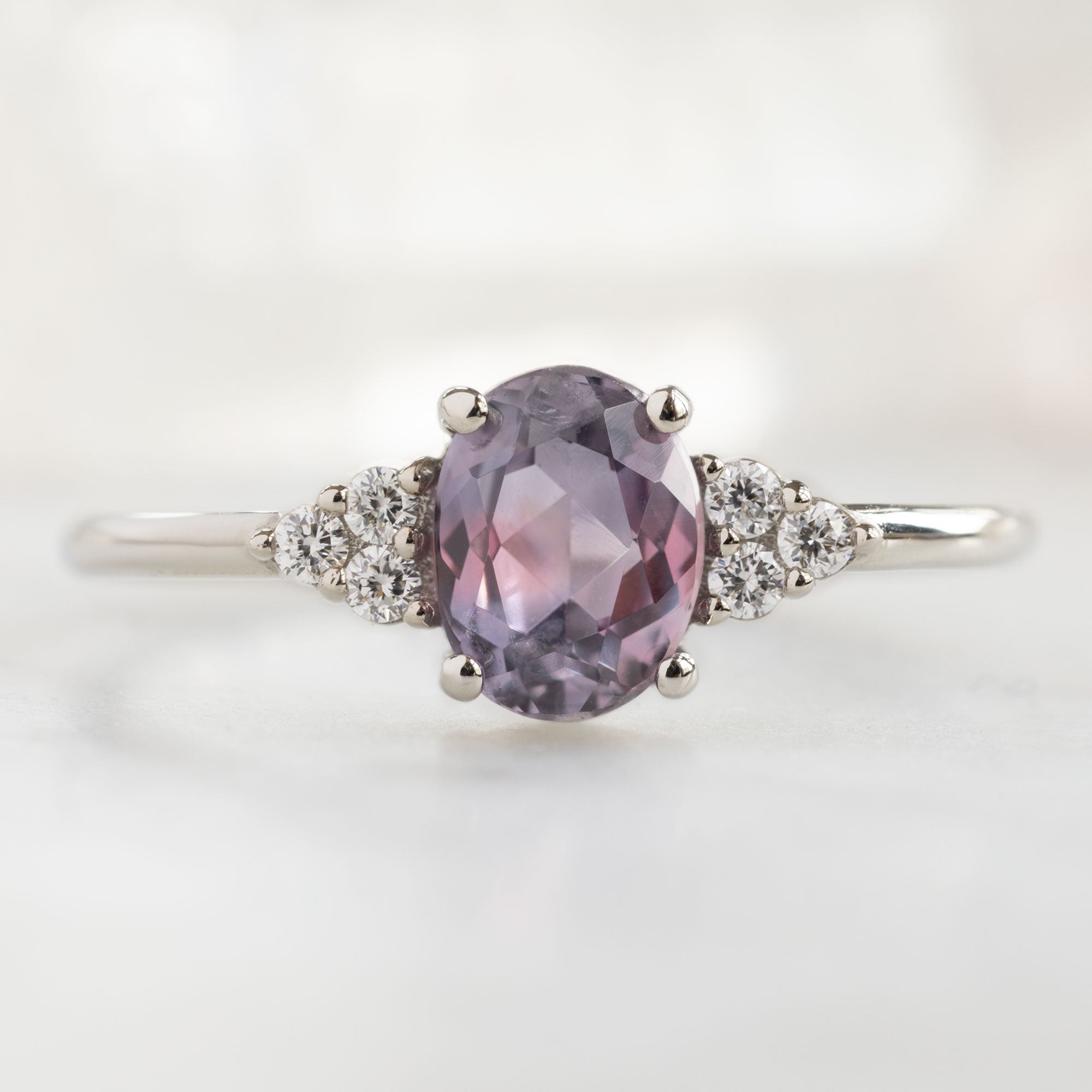 Alexis Russell  Engagement Rings The Ivy Ring | Build Your Own Oval Colored Sapphire Engagement Ring