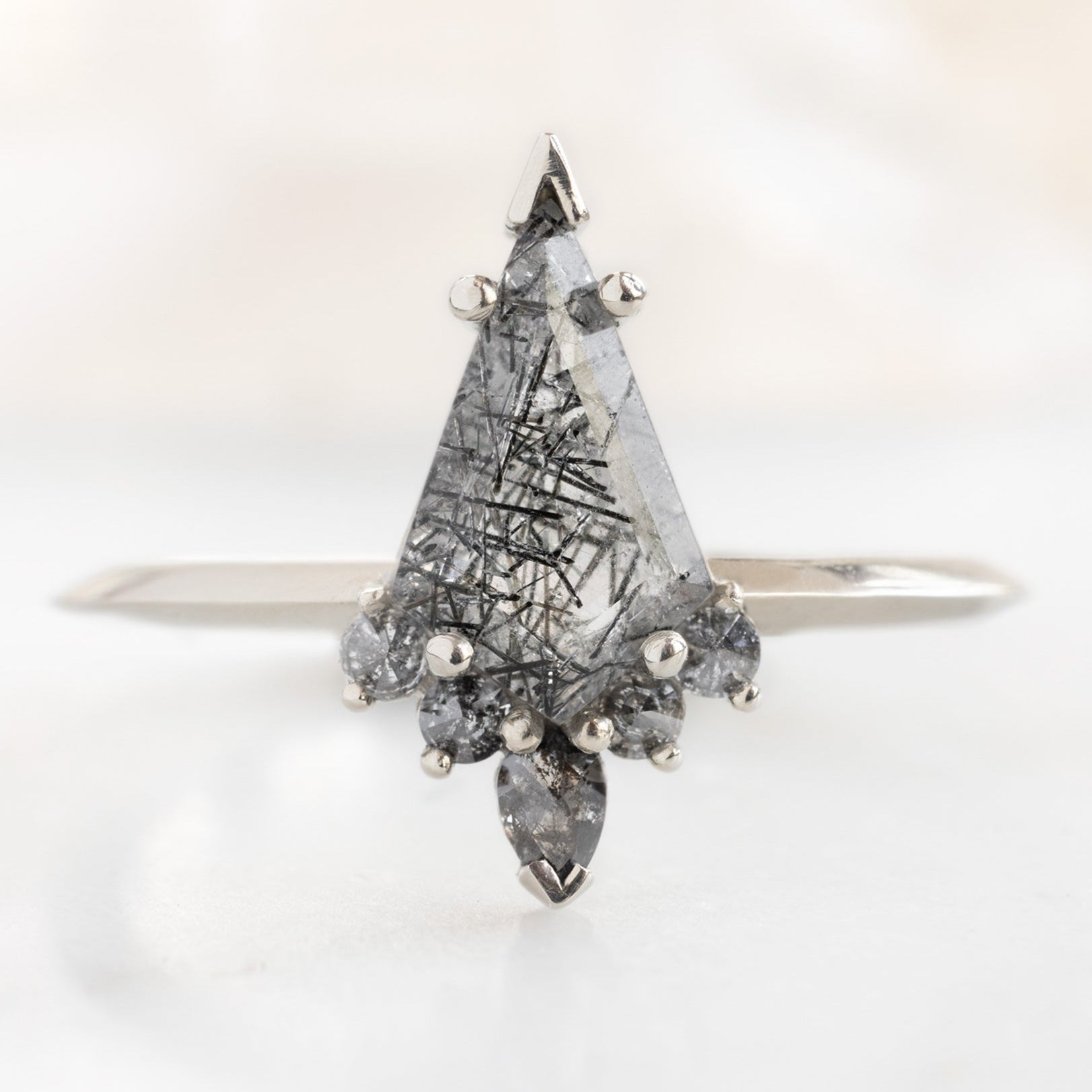 Alexis Russell  Engagement Rings The Aster Ring | Build Your Own Kite Tourmaline in Quartz Engagement Ring