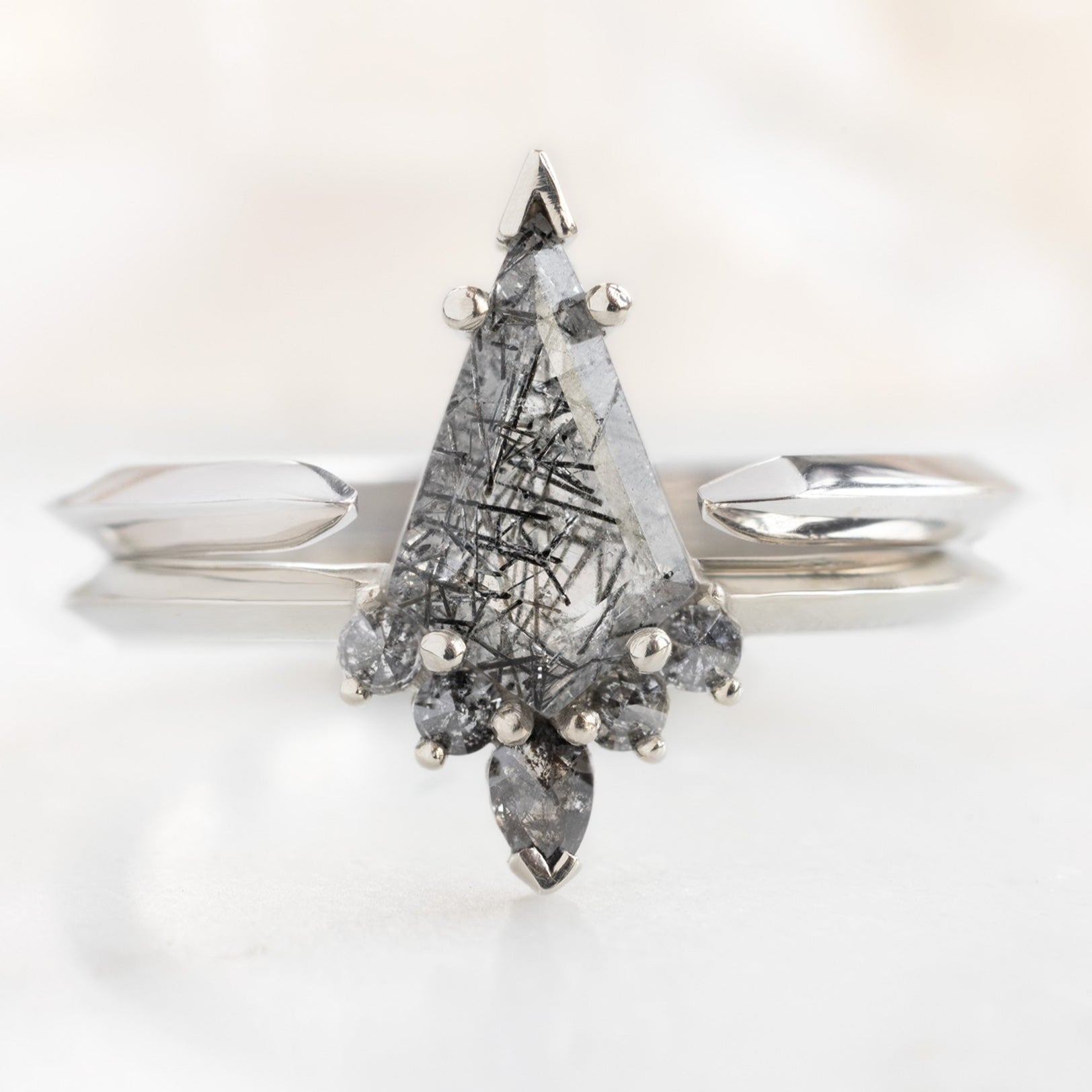 Alexis Russell  Engagement Rings The Aster Ring | Build Your Own Kite Tourmaline in Quartz Engagement Ring