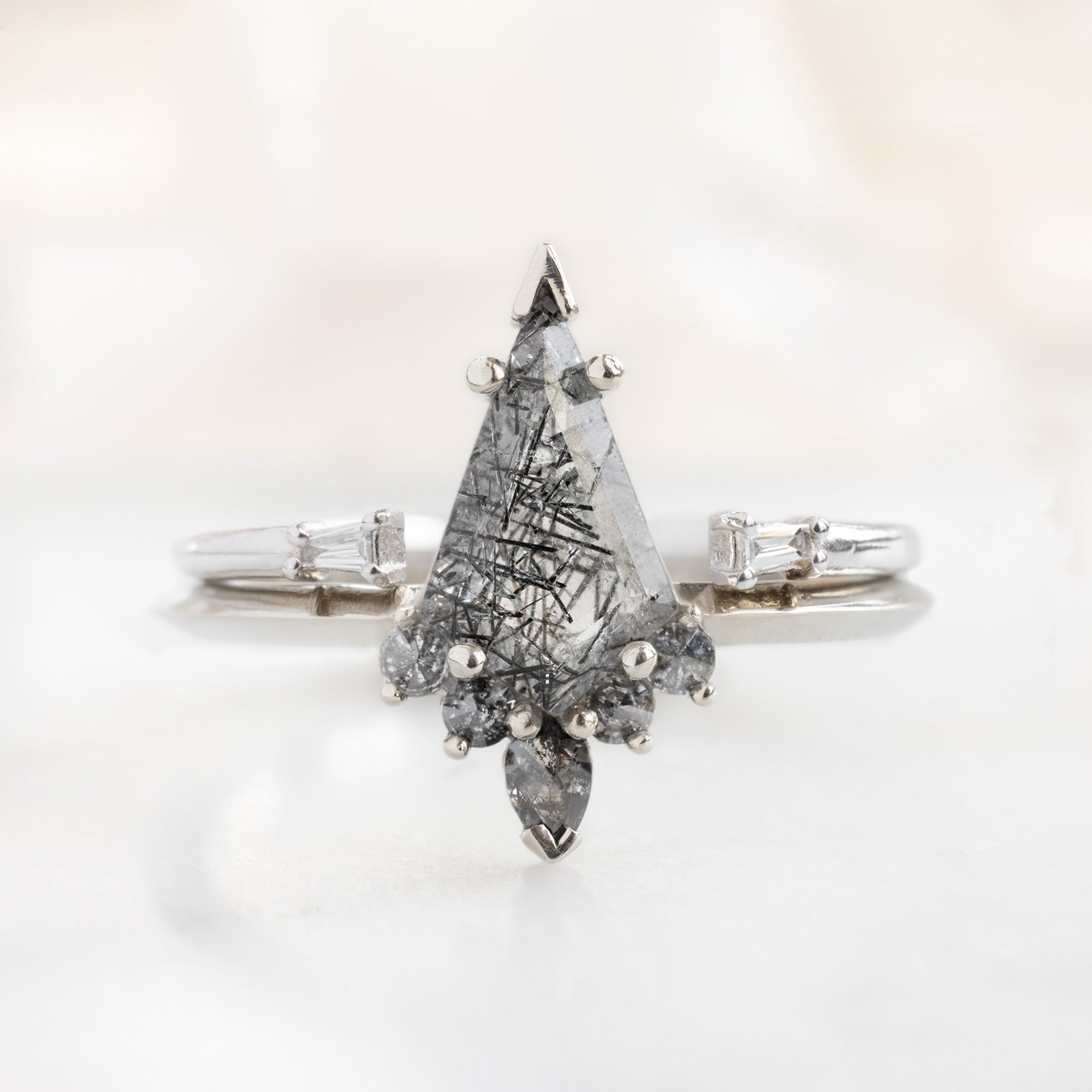 Alexis Russell  Engagement Rings The Aster Ring | Build Your Own Kite Tourmaline in Quartz Engagement Ring