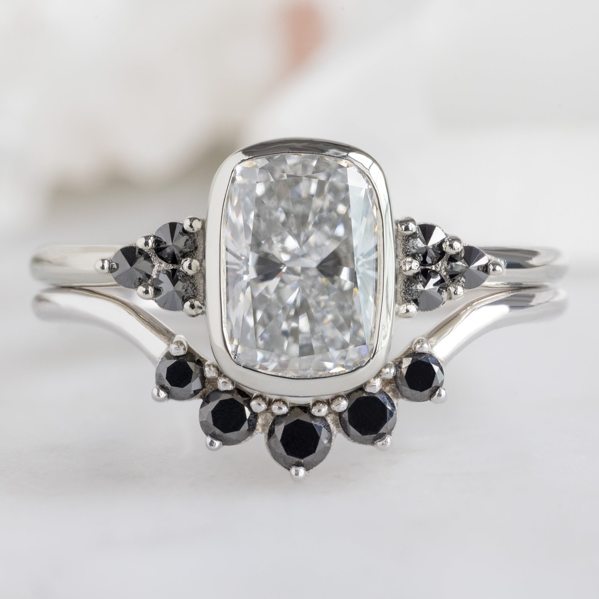 Alexis Russell  Engagement Rings The Ivy Ring | 1.58ct Lab Grown Cushion Cut White Diamond in 14K White Gold