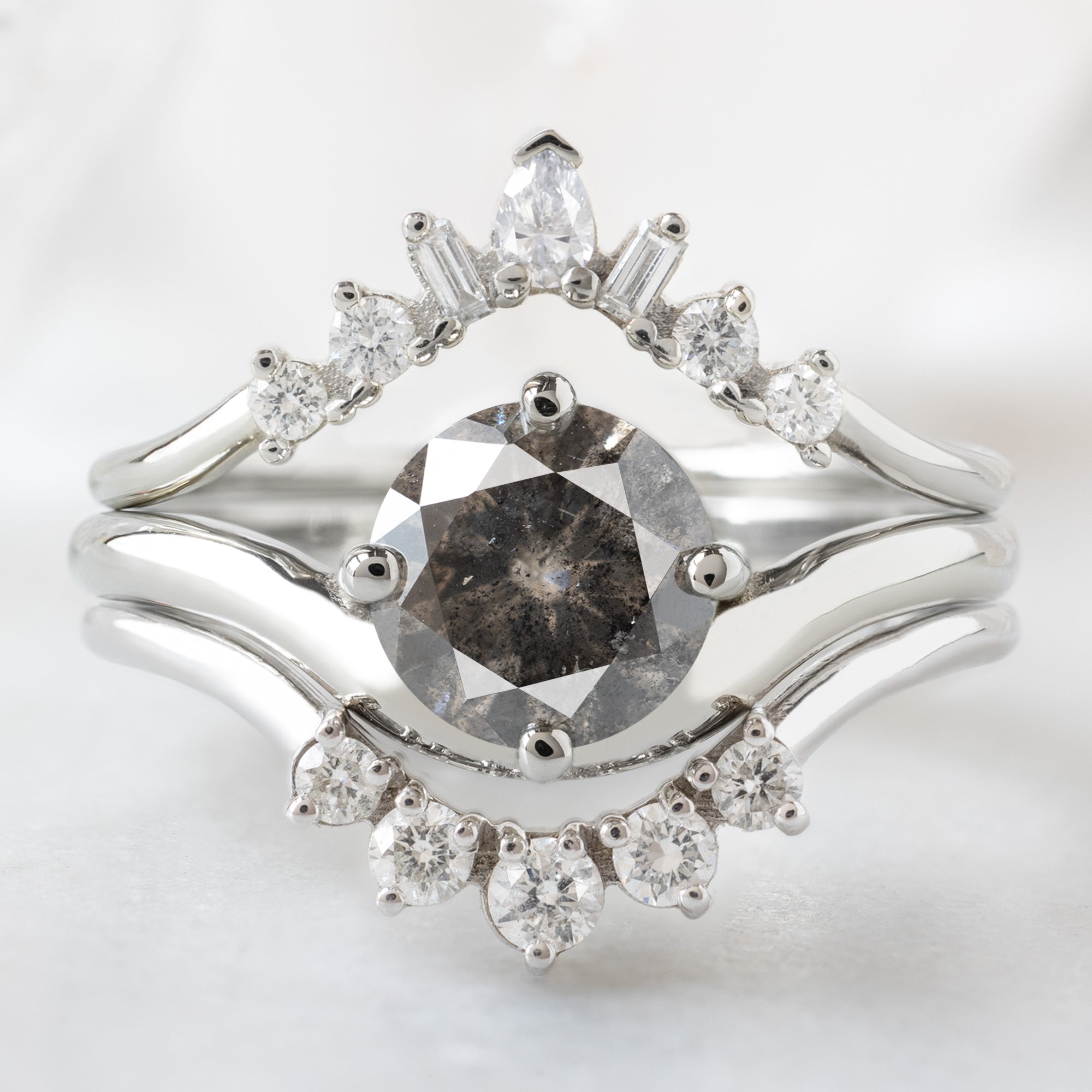 buy:geometric-white-diamond-sunburst-stacking-band-14k-or-18k-yellow-gold,the-wave-ring-95ct-round-salt-and-pepper-diamond-in-14k-white-gold,round-white-diamond-sunburst-stacking-band-14k-or-18k-yellow-gold
