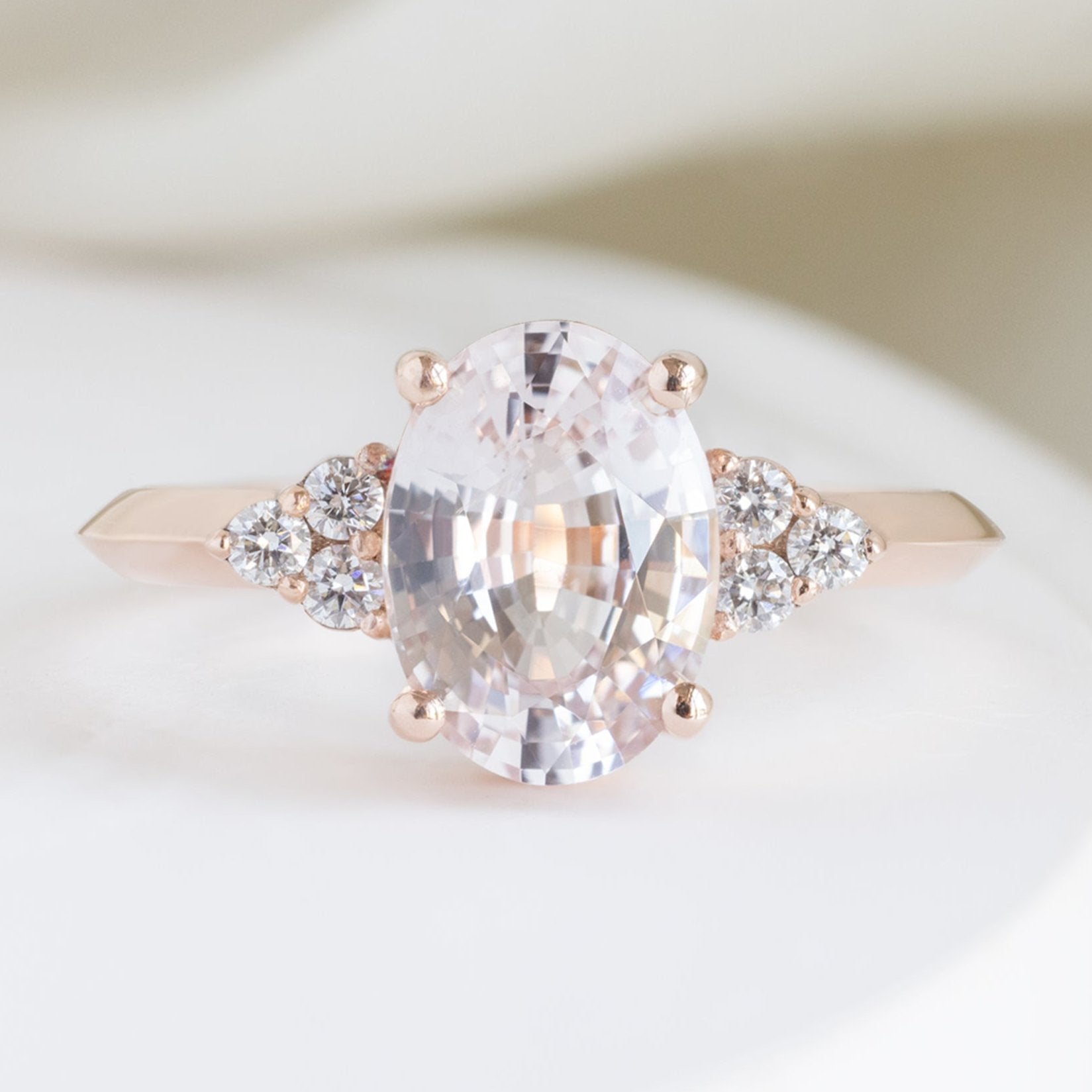 Alexis Russell Custom Diamond Ring Design Your Own Custom | Colored Sapphire Engagement Ring