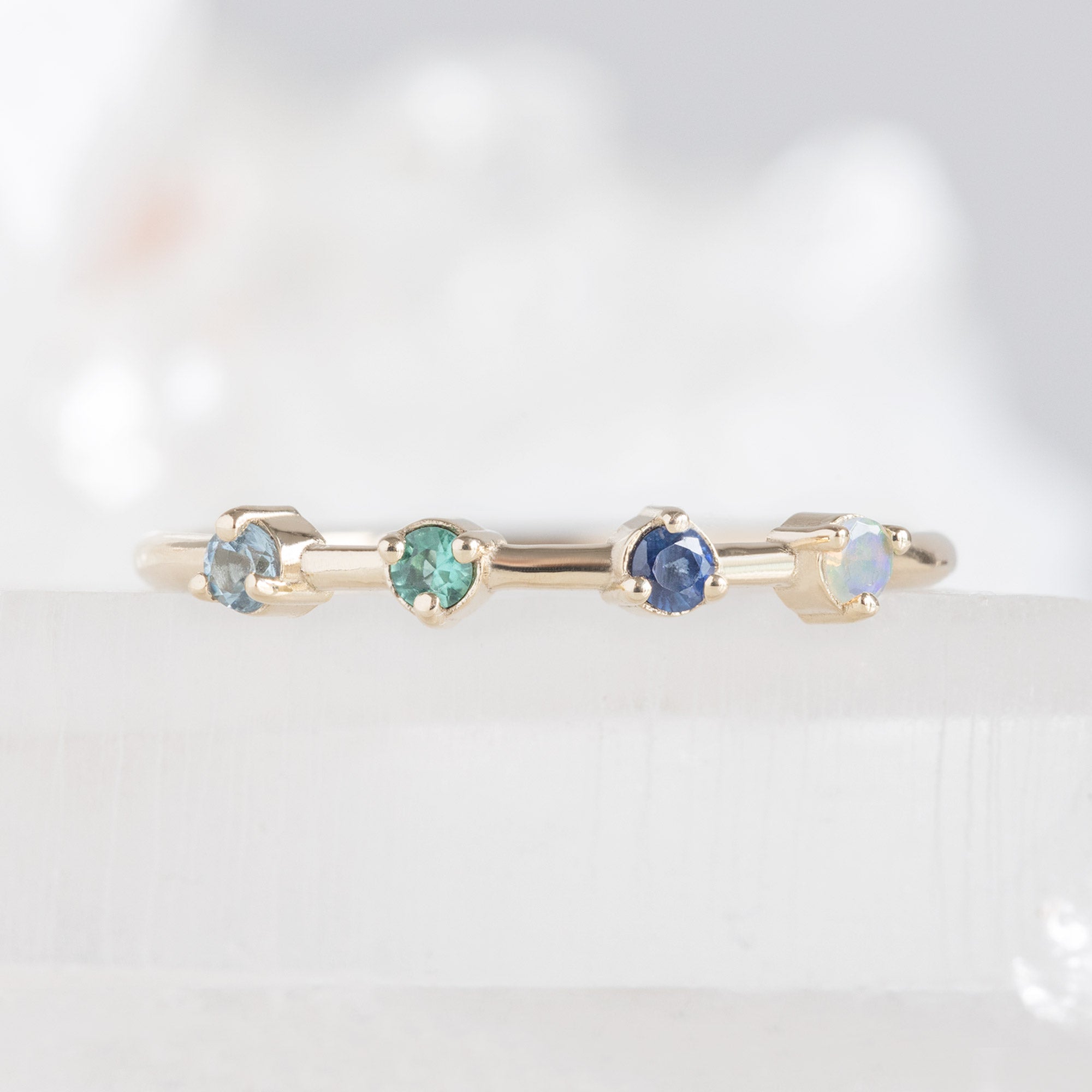 Alexis Russell Rings The Custom Multi-Birthstone Ring | 4 Stones
