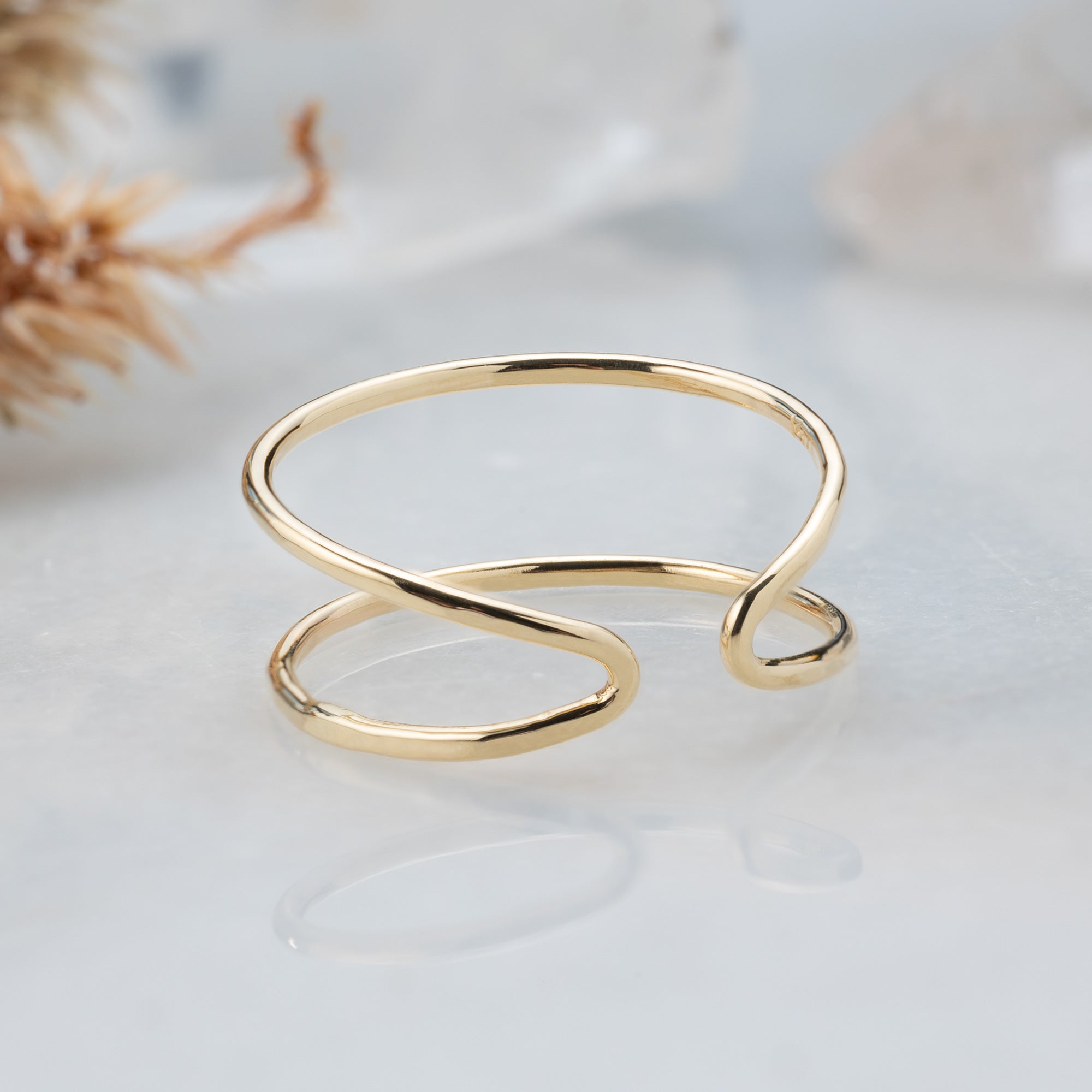Alexis Russell Rings The Arrow Ring | Yellow, Rose, White or Sterling Silver