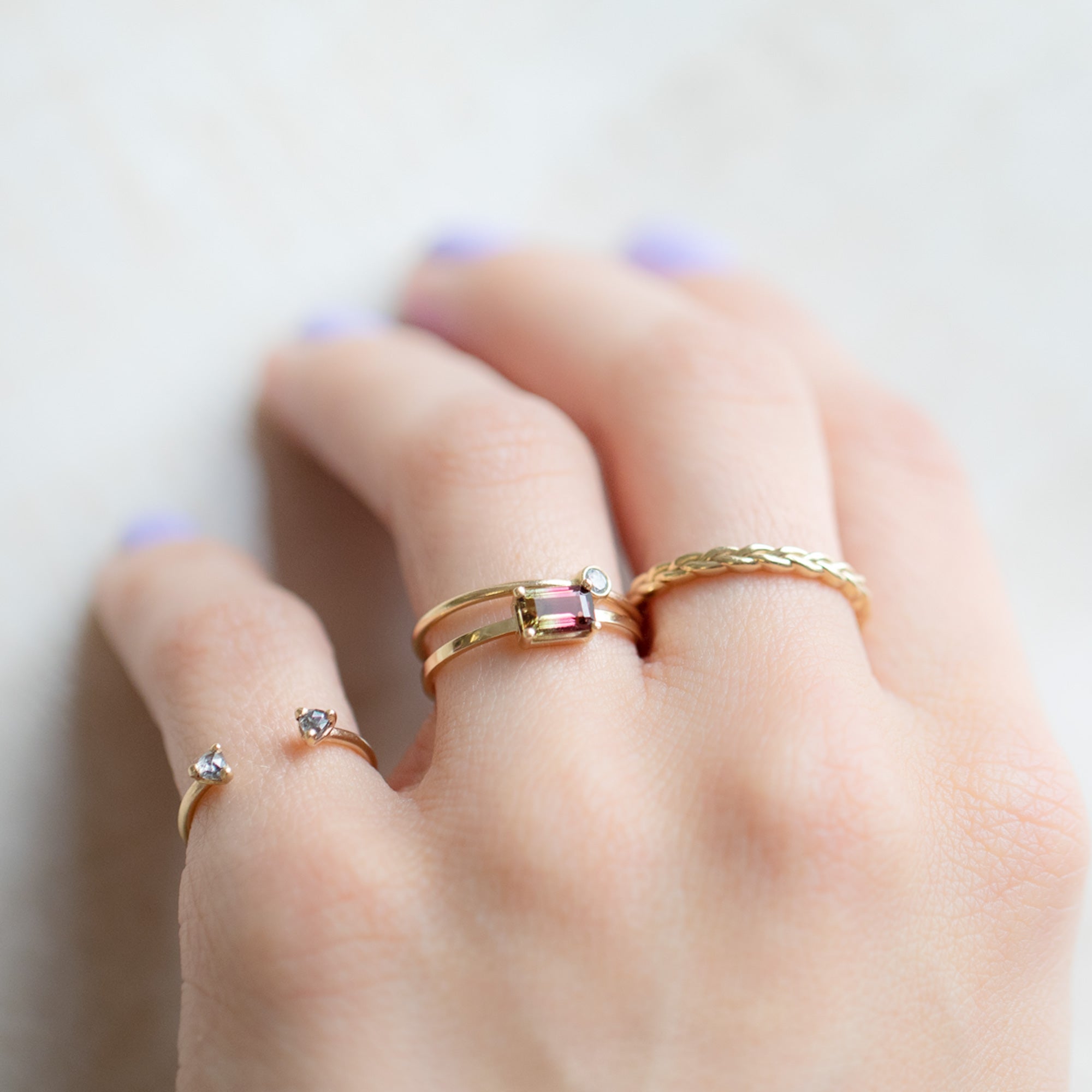 Alexis Russell Rings One Of A Kind Watermelon Tourmaline Ring | Choose Your Stone