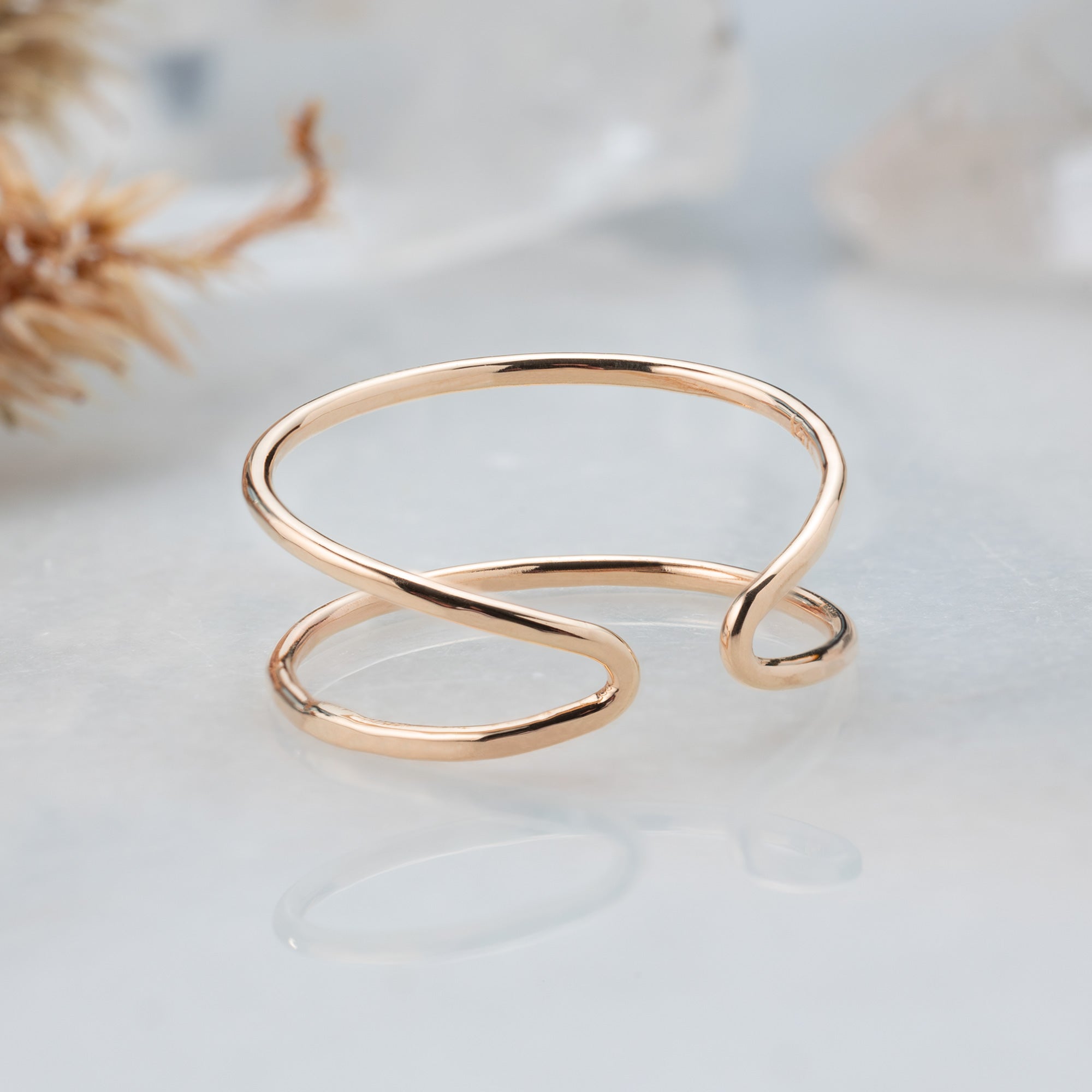 Alexis Russell Rings The Arrow Ring | Yellow, Rose, White or Sterling Silver