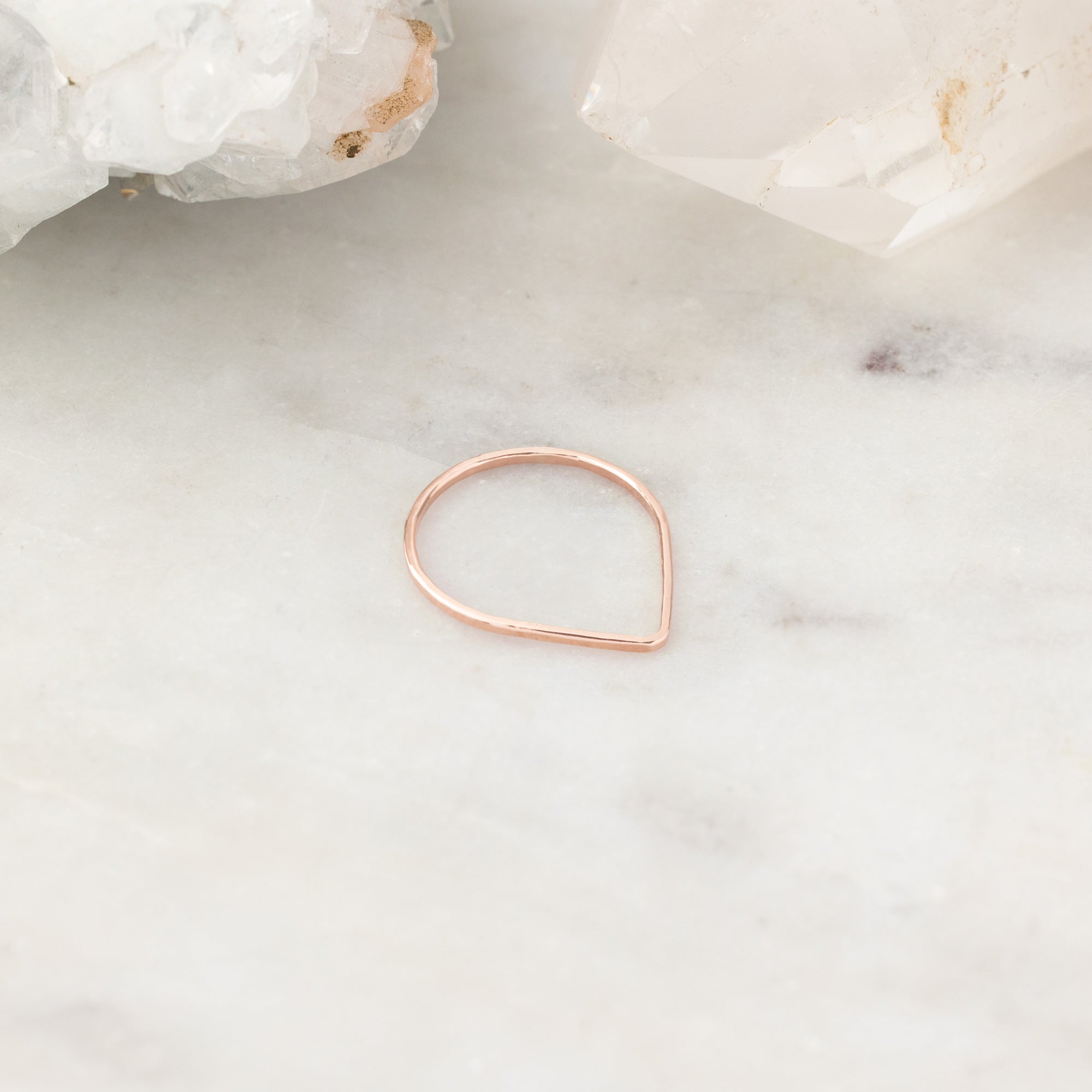 Alexis Russell Rings The Peak Stacking Ring | Yellow, Rose or Sterling Silver