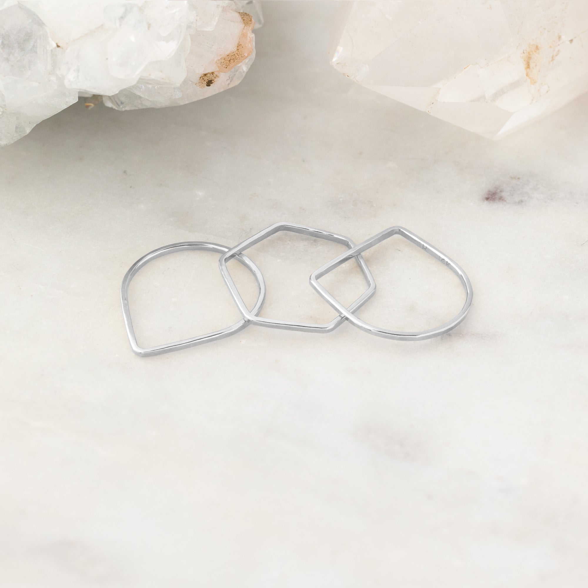 Alexis Russell Rings The Peak Stacking Ring | Sterling Silver