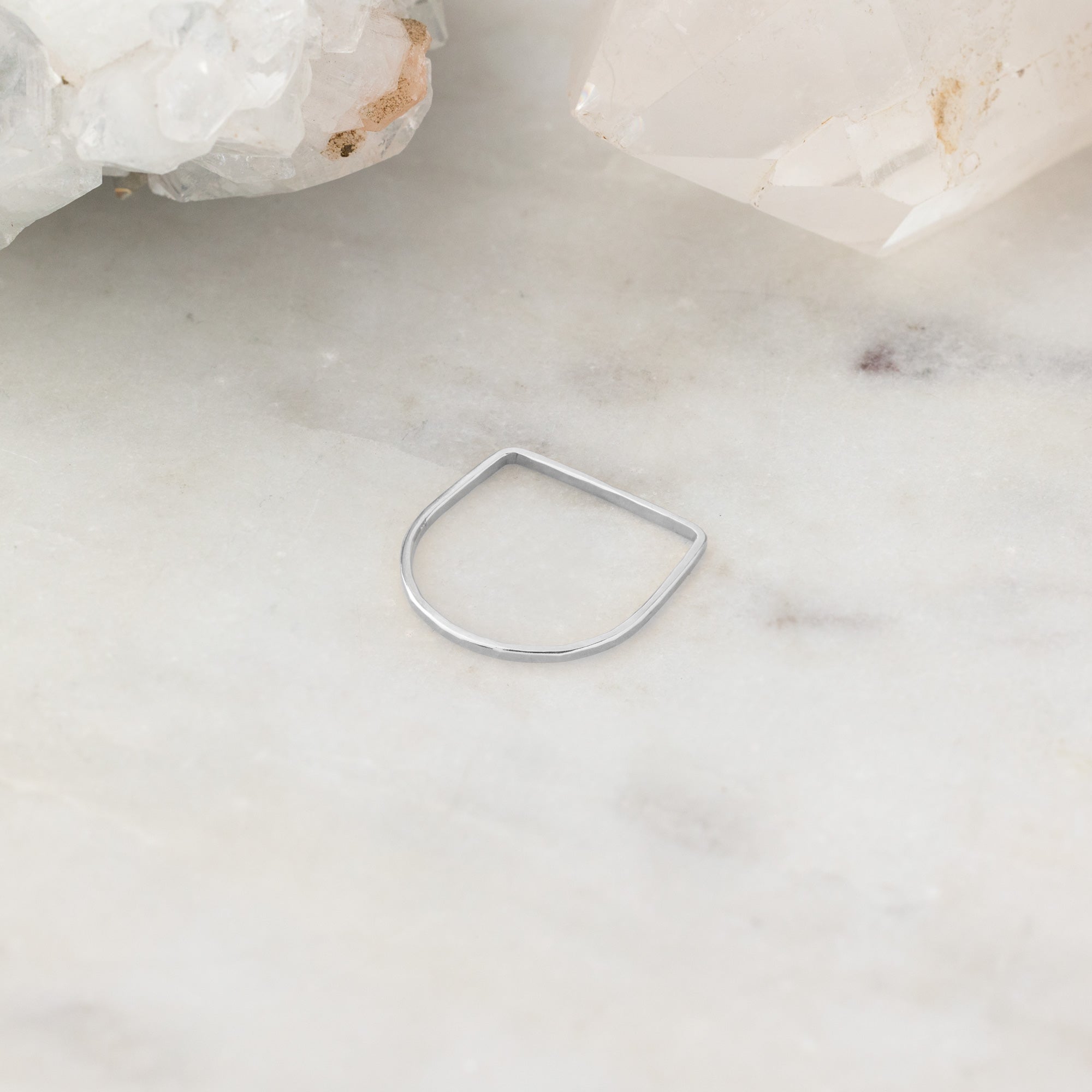 Alexis Russell Rings The Lune Stacking Ring | Sterling Silver